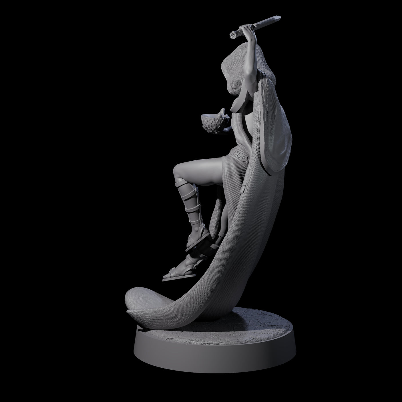 Twisted Blood Maiden B Miniature for Dungeons and Dragons, Pathfinder or other TTRPGs