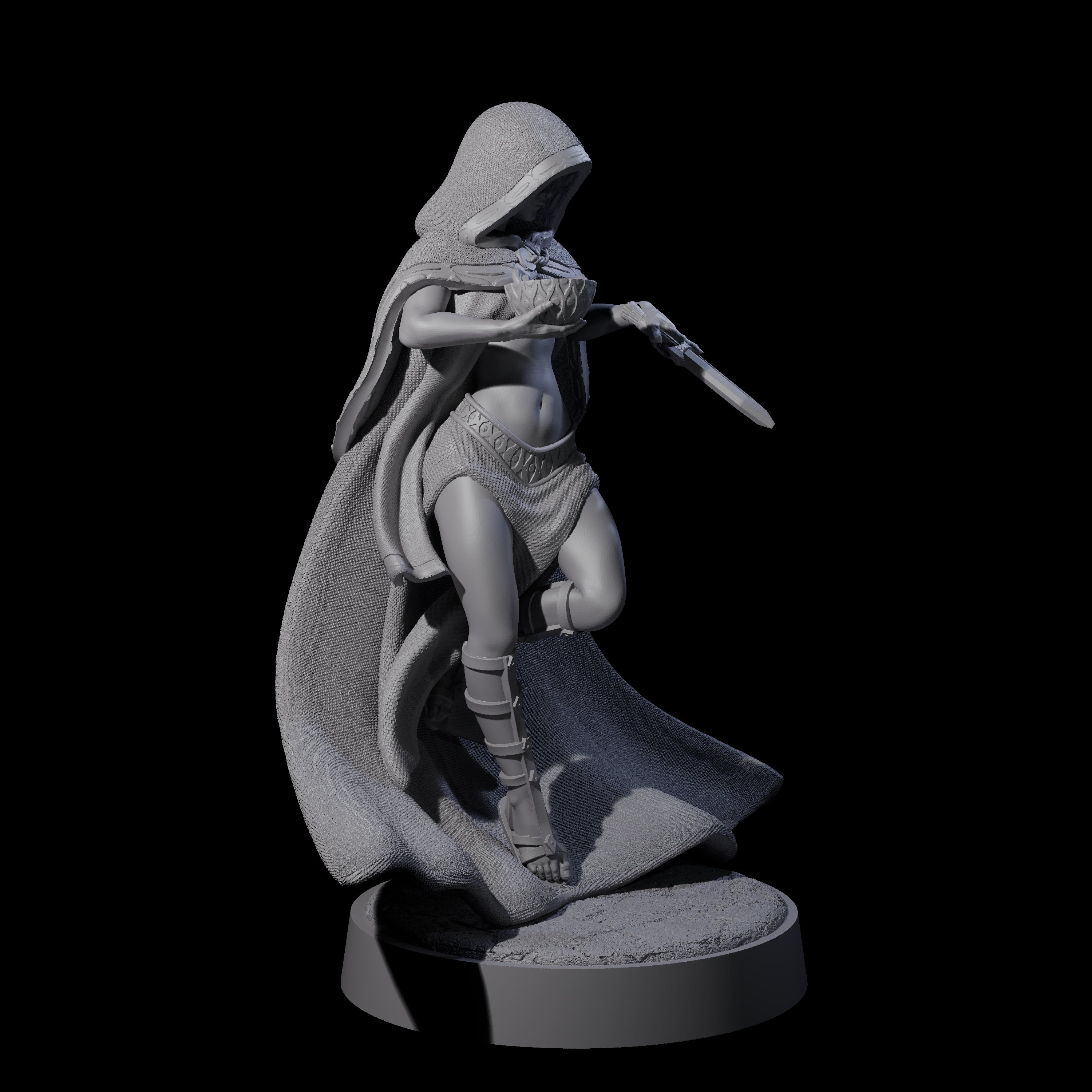 Twisted Blood Maiden C Miniature for Dungeons and Dragons, Pathfinder or other TTRPGs