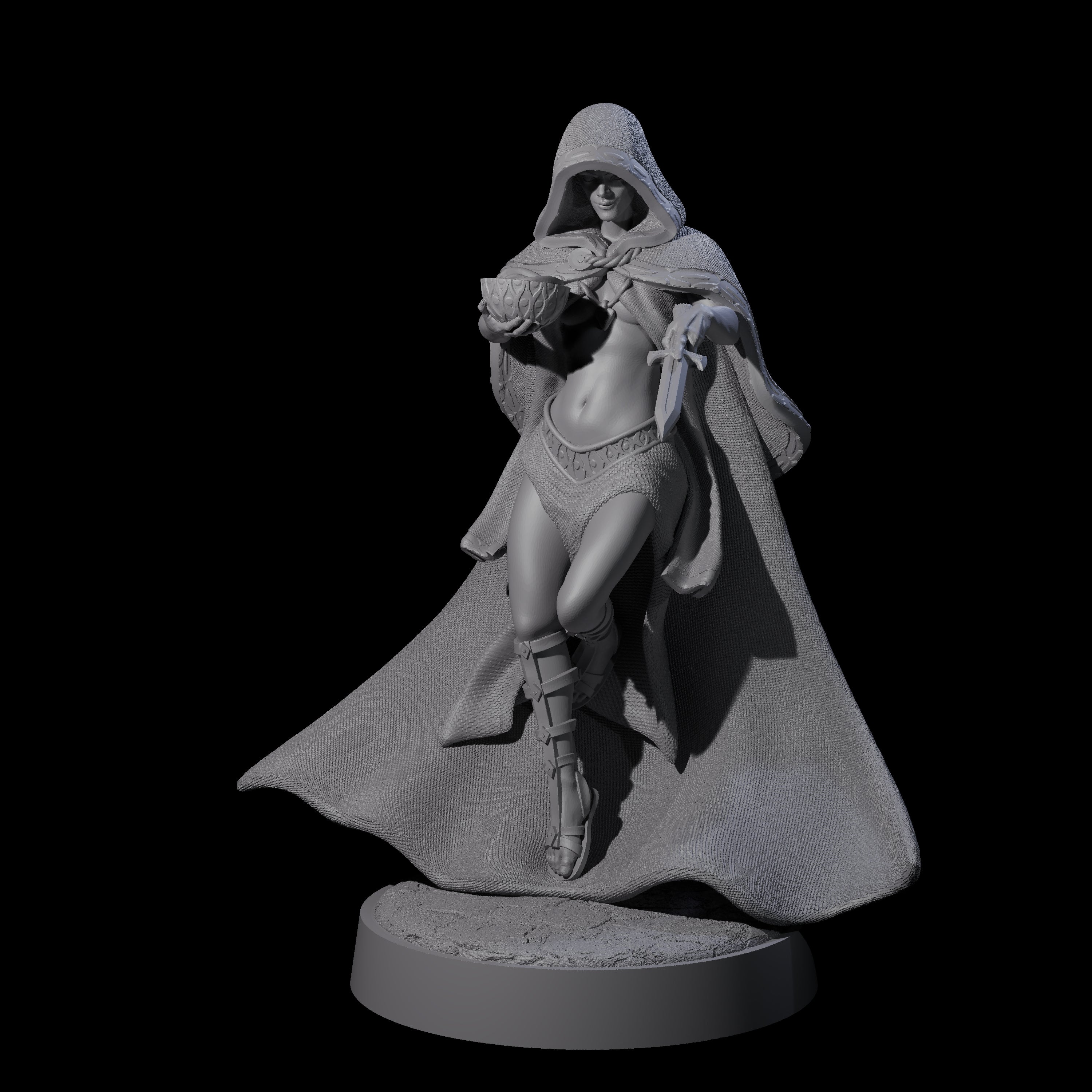 Twisted Blood Maiden C Miniature for Dungeons and Dragons, Pathfinder or other TTRPGs