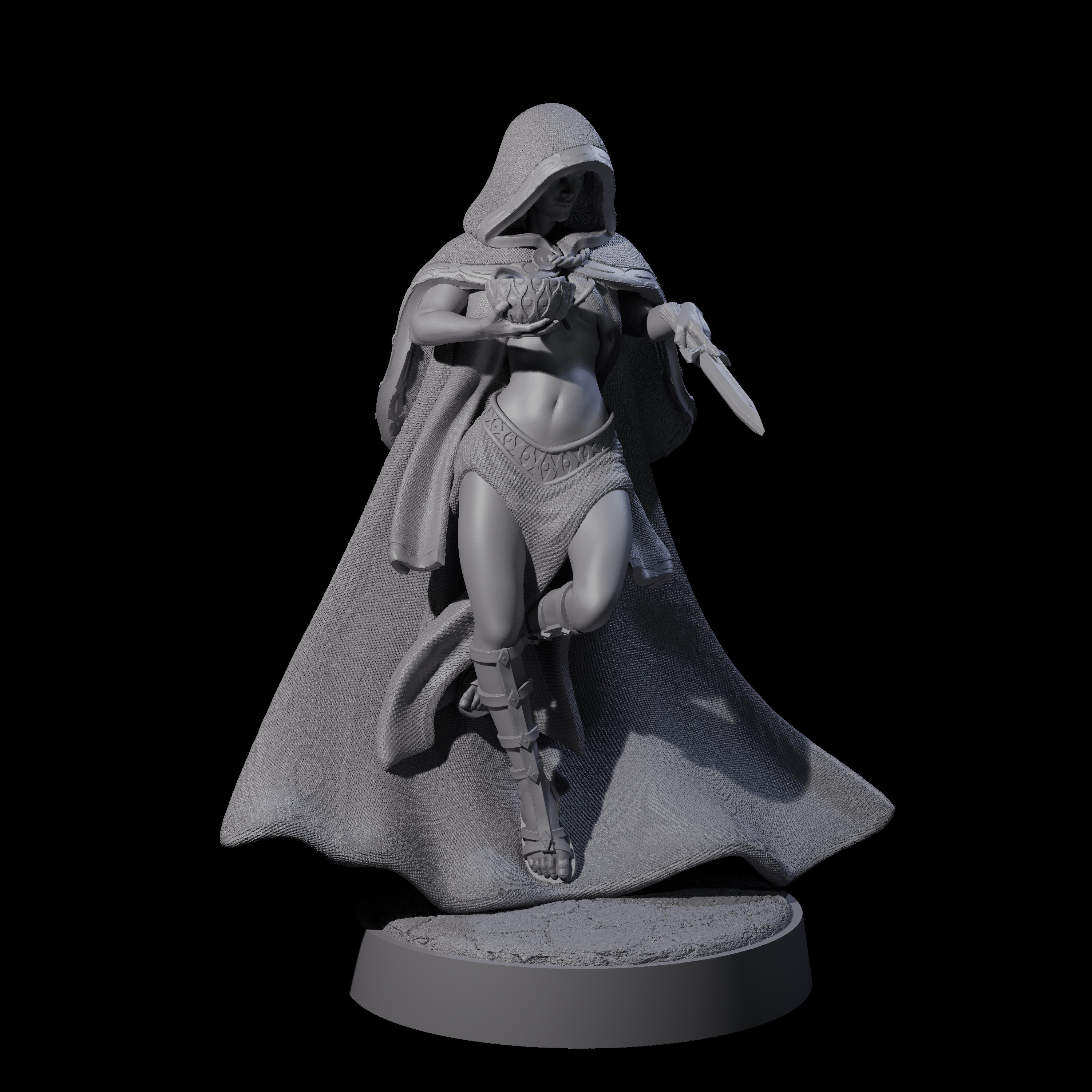 Twisted Blood Maiden C Miniature for Dungeons and Dragons, Pathfinder or other TTRPGs