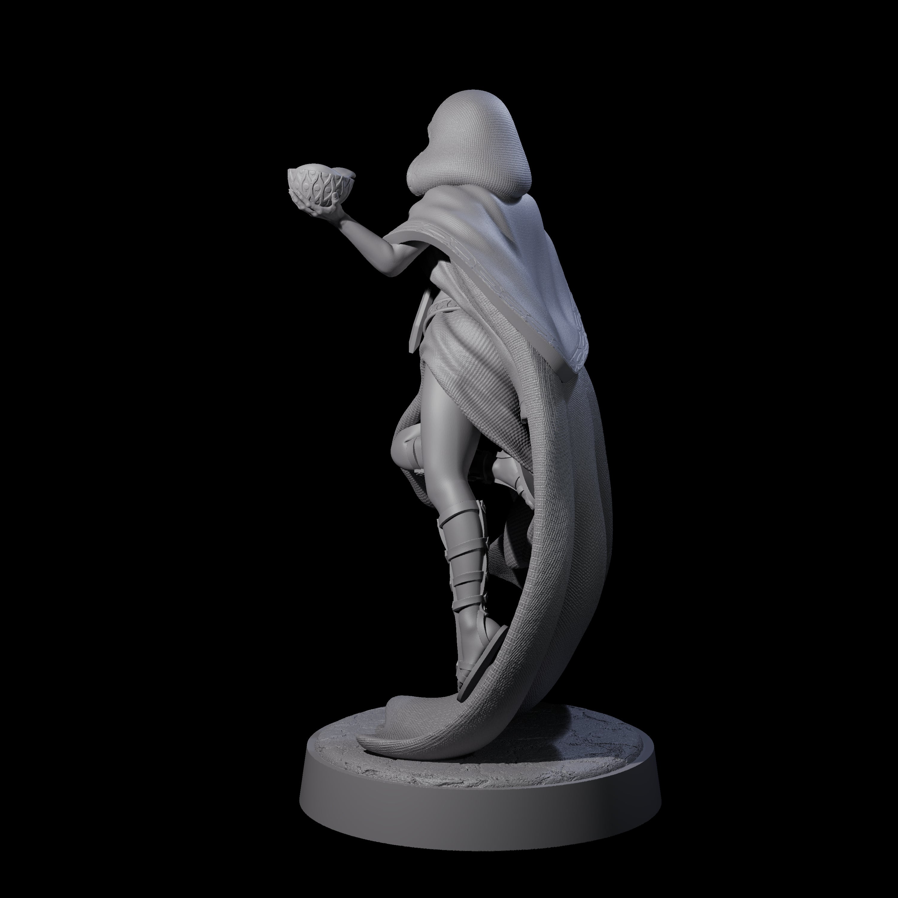 Twisted Blood Maiden D Miniature for Dungeons and Dragons, Pathfinder or other TTRPGs