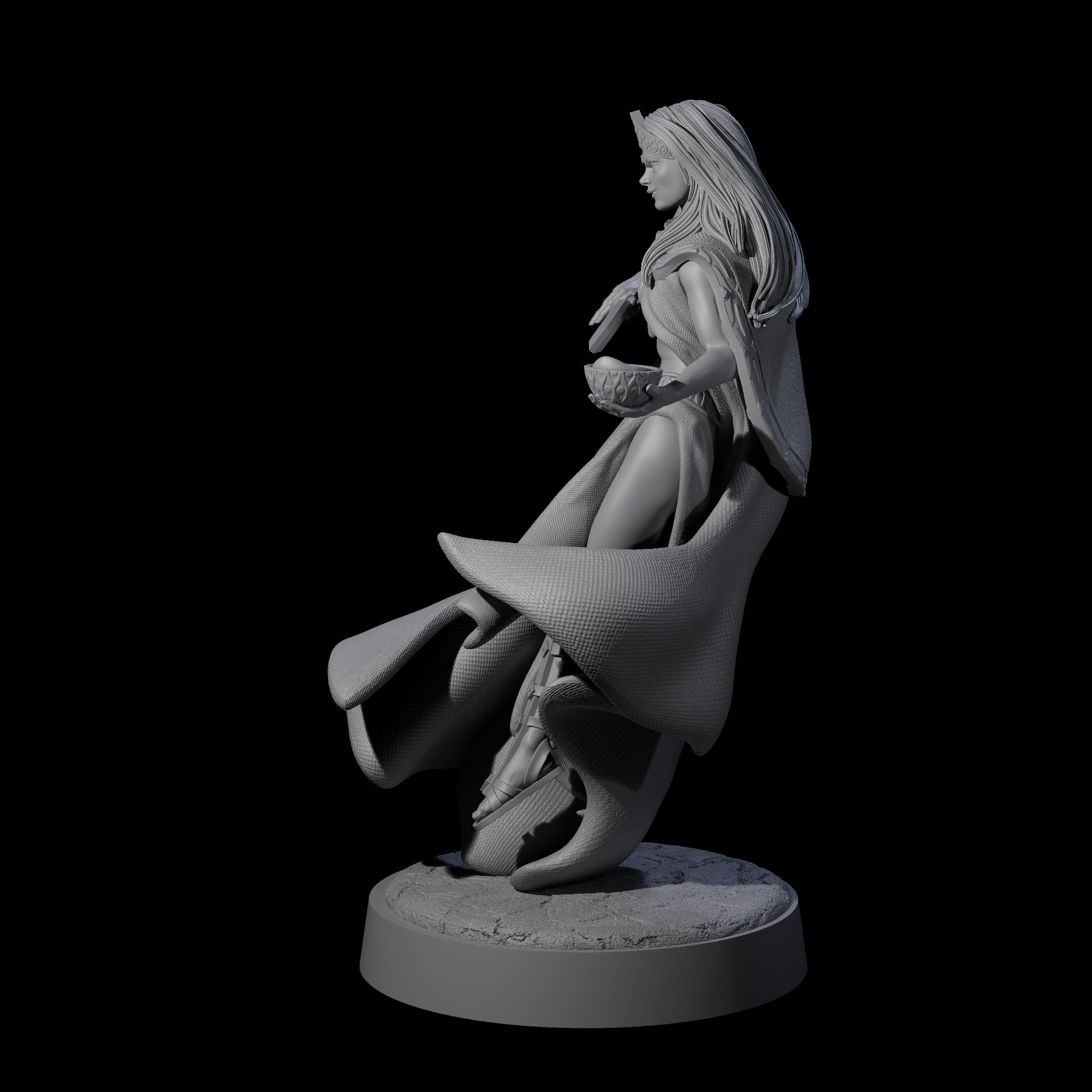 Twisted Blood Maiden E Miniature for Dungeons and Dragons, Pathfinder or other TTRPGs