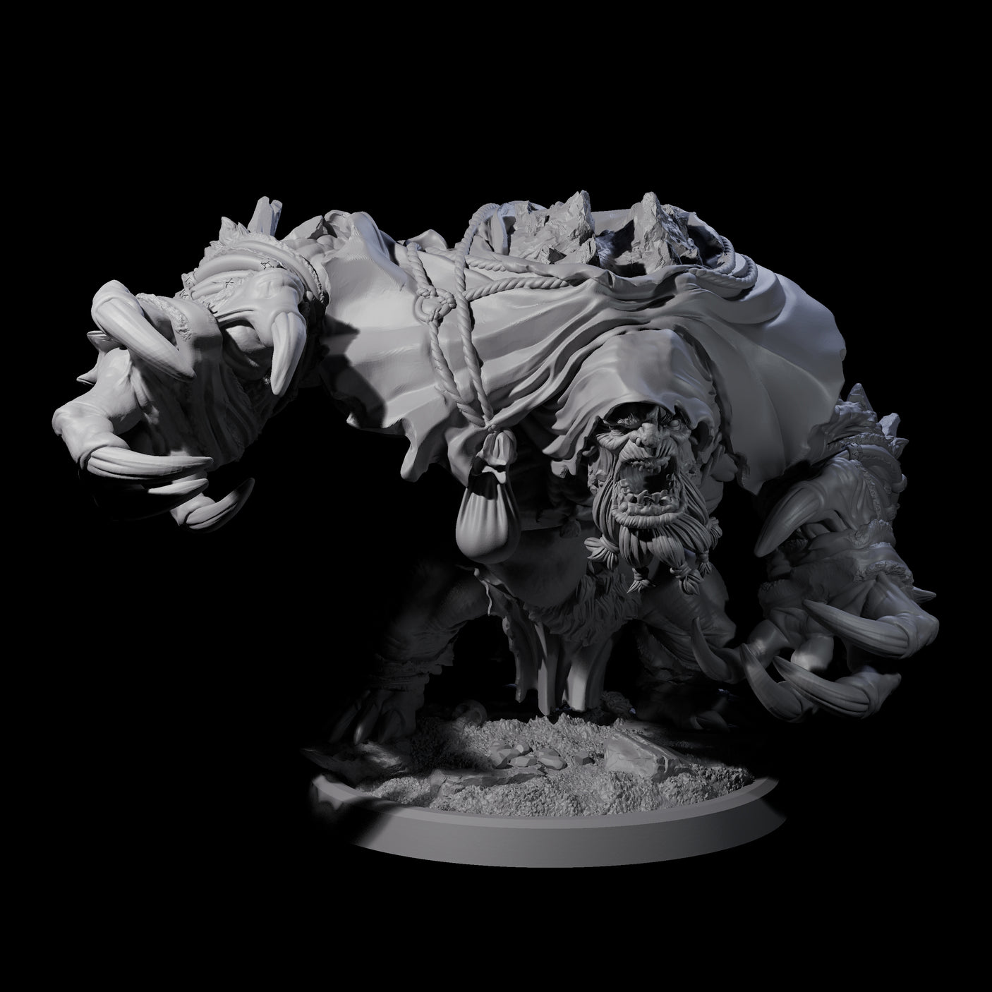 Twisted Fomorian A Miniature for Dungeons and Dragons, Pathfinder or other TTRPGs