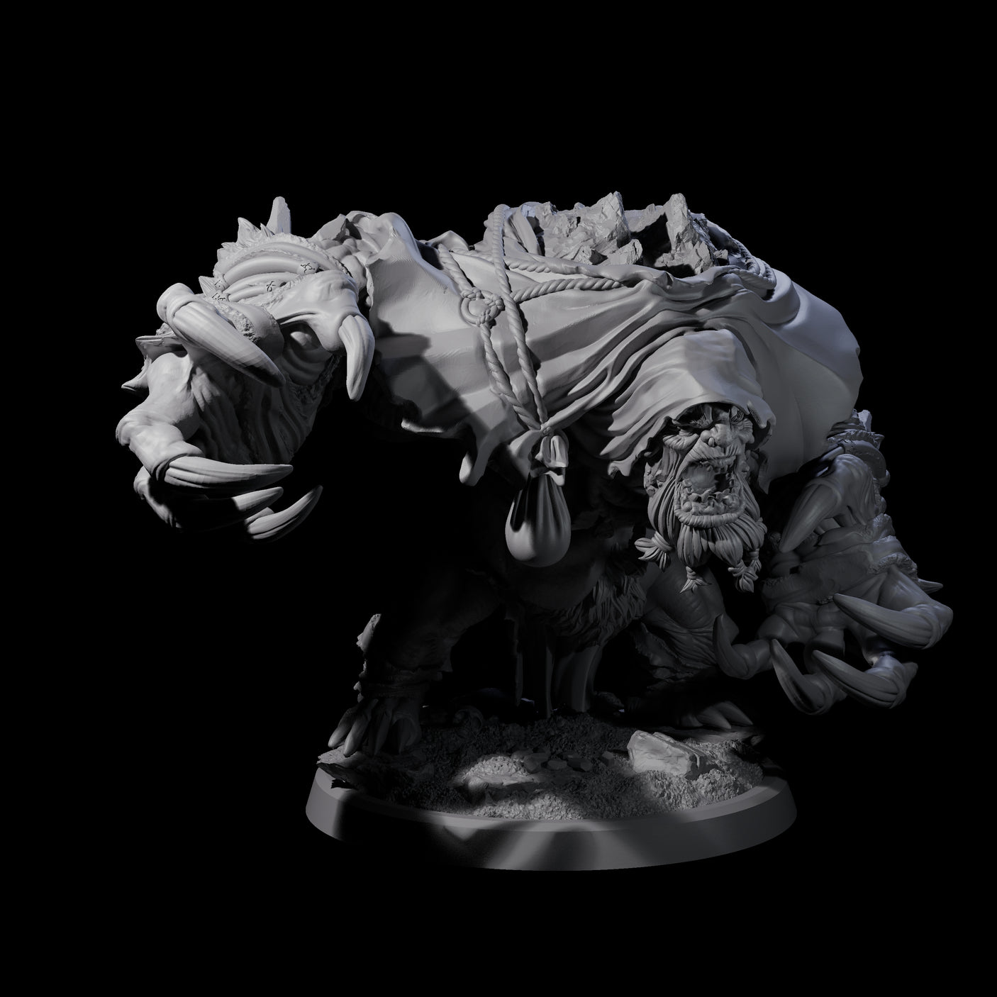 Twisted Fomorian A Miniature for Dungeons and Dragons, Pathfinder or other TTRPGs