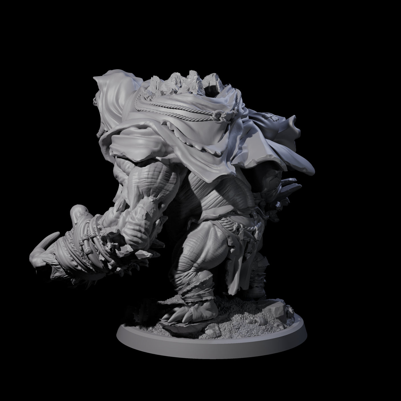 Twisted Fomorian B Miniature for Dungeons and Dragons, Pathfinder or other TTRPGs