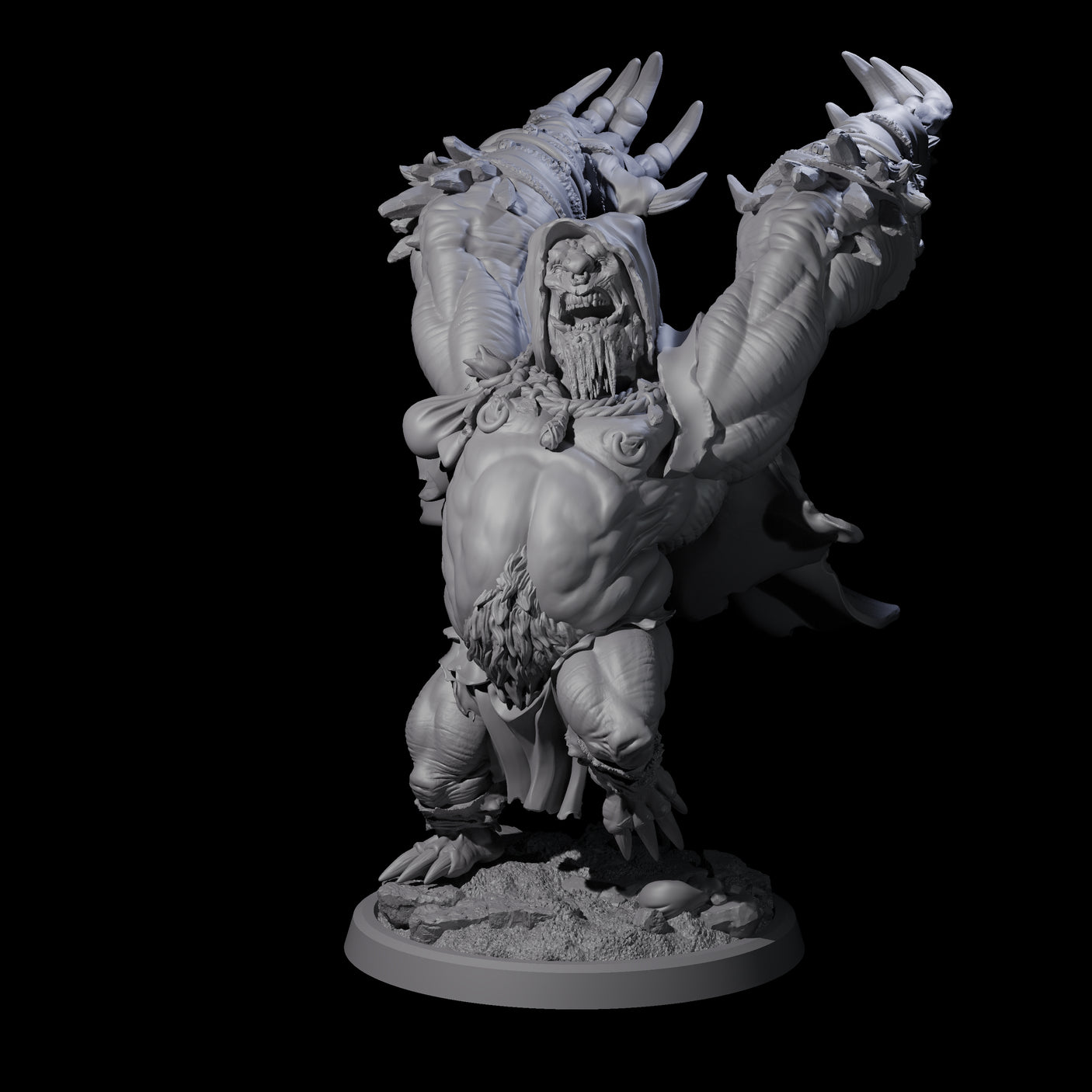 Twisted Fomorian C Miniature for Dungeons and Dragons, Pathfinder or other TTRPGs