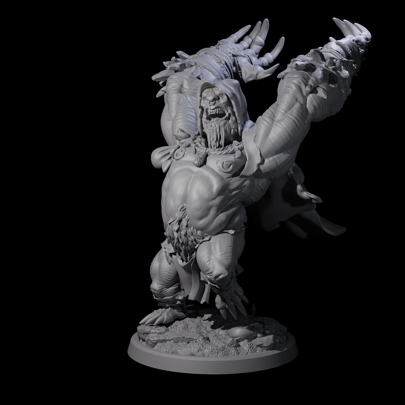 Twisted Fomorian C Miniature for Dungeons and Dragons, Pathfinder or other TTRPGs