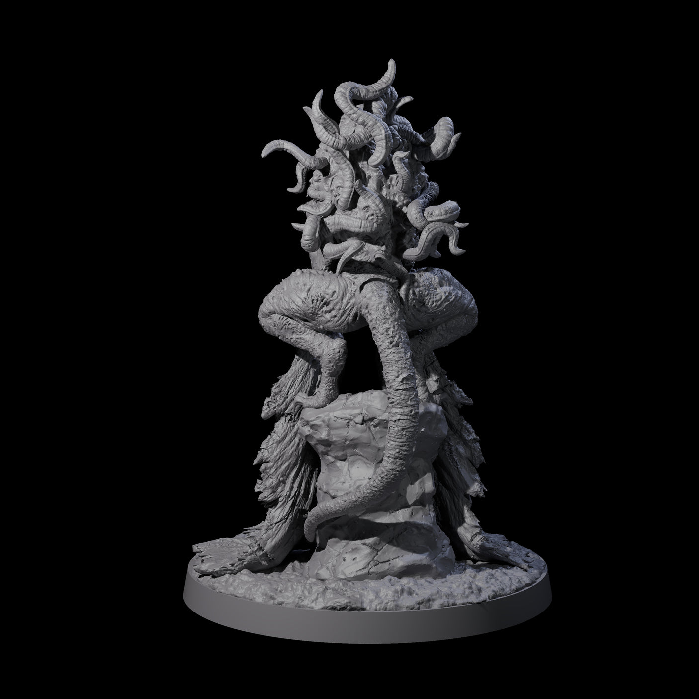 Twisted Star Spawn Seer A Miniature for Dungeons and Dragons, Pathfinder or other TTRPGs