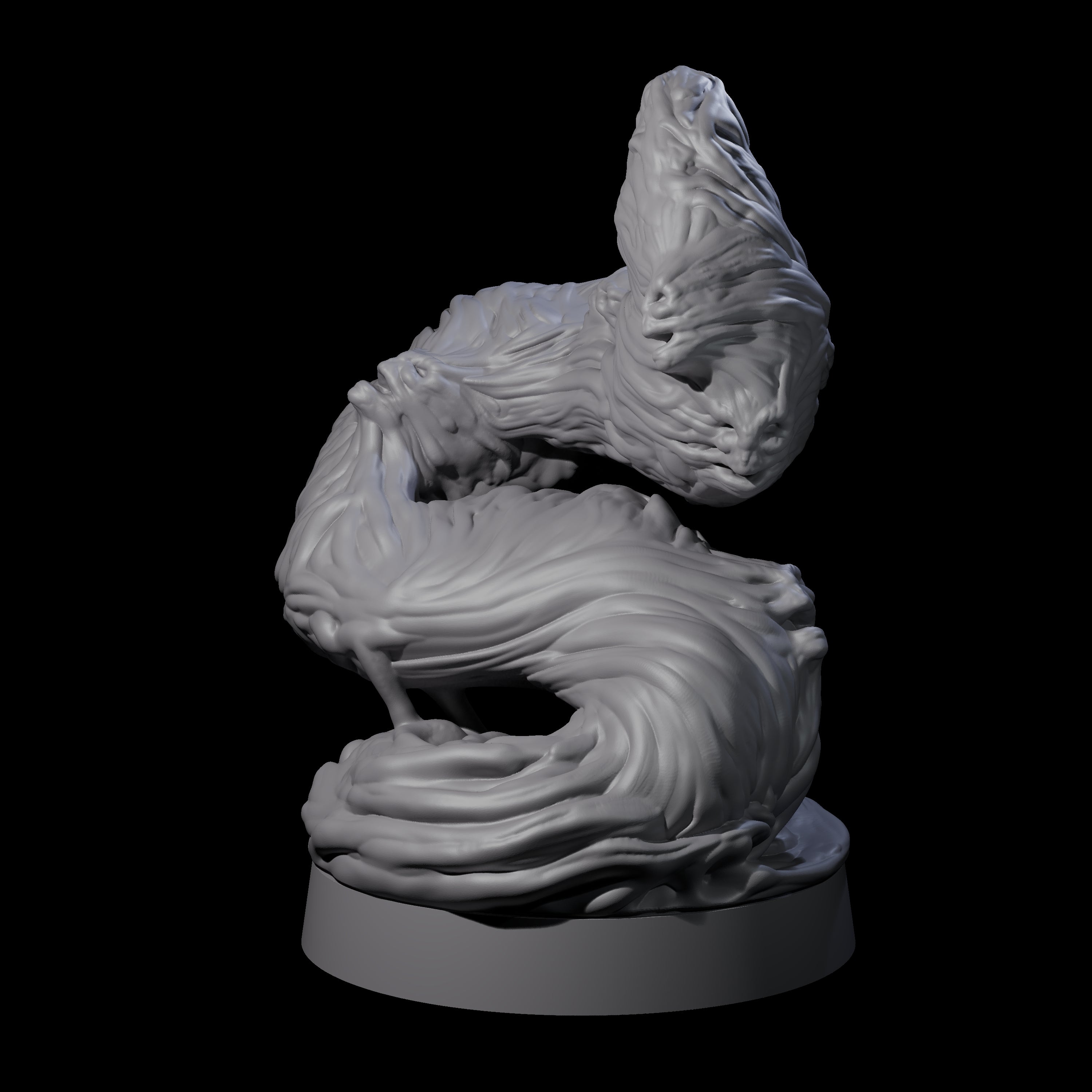 Twisting Blood Wraith Miniature for Dungeons and Dragons, Pathfinder or other TTRPGs