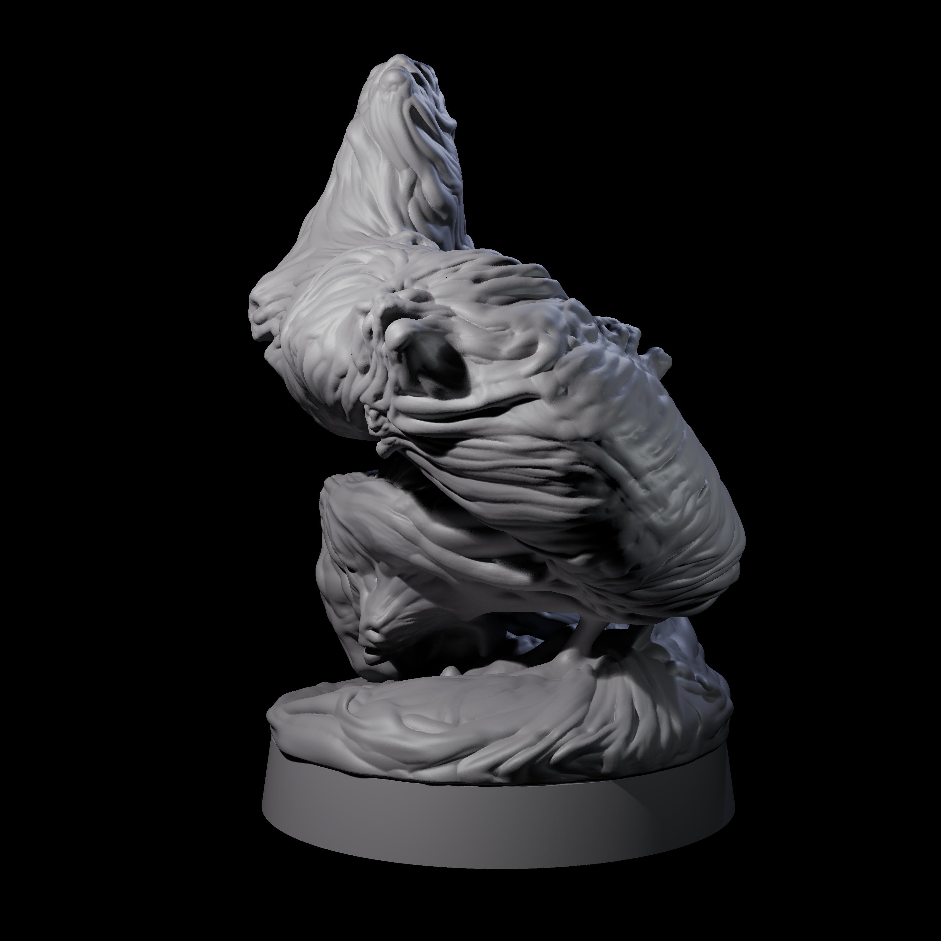 Twisting Blood Wraith Miniature for Dungeons and Dragons, Pathfinder or other TTRPGs