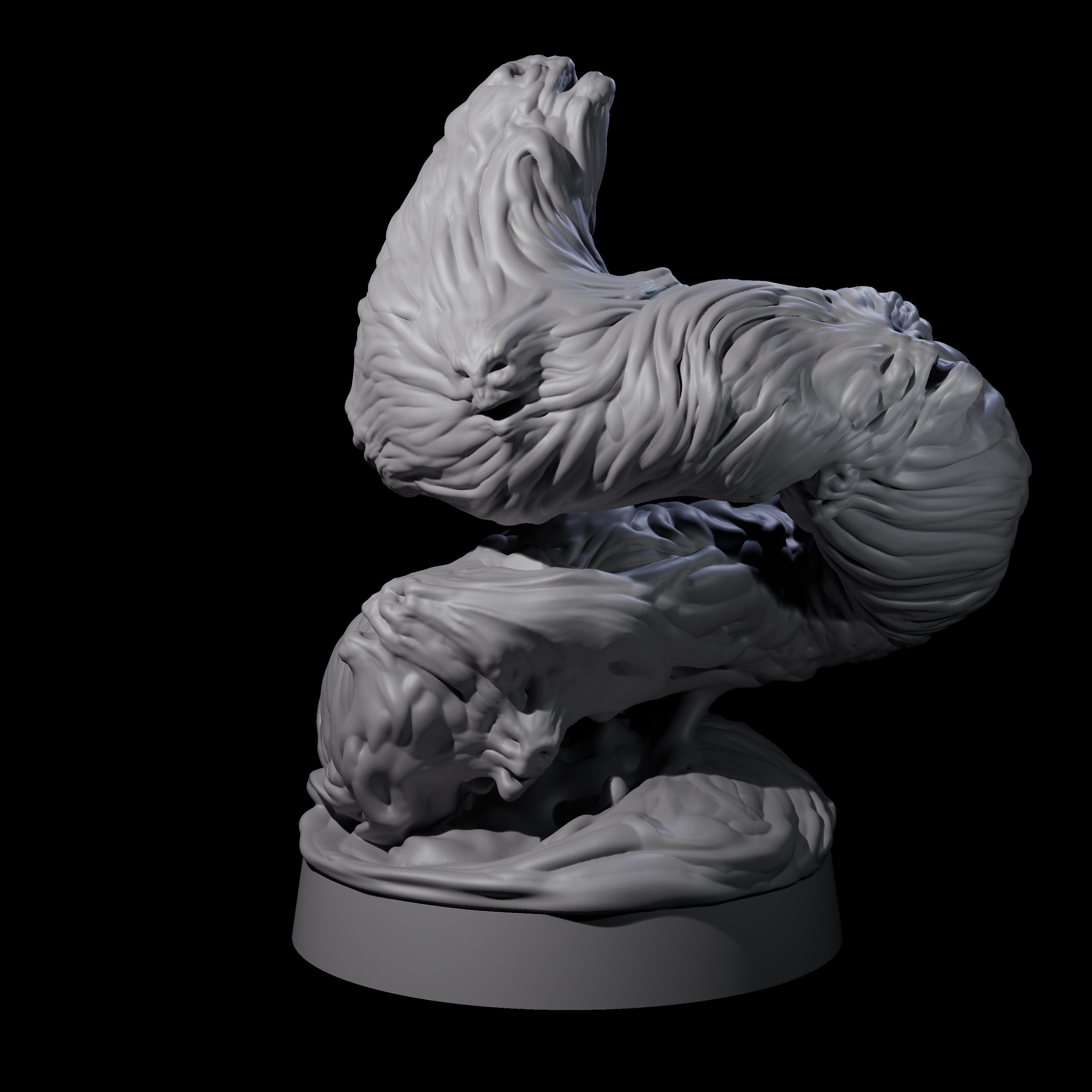 Twisting Blood Wraith Miniature for Dungeons and Dragons, Pathfinder or other TTRPGs