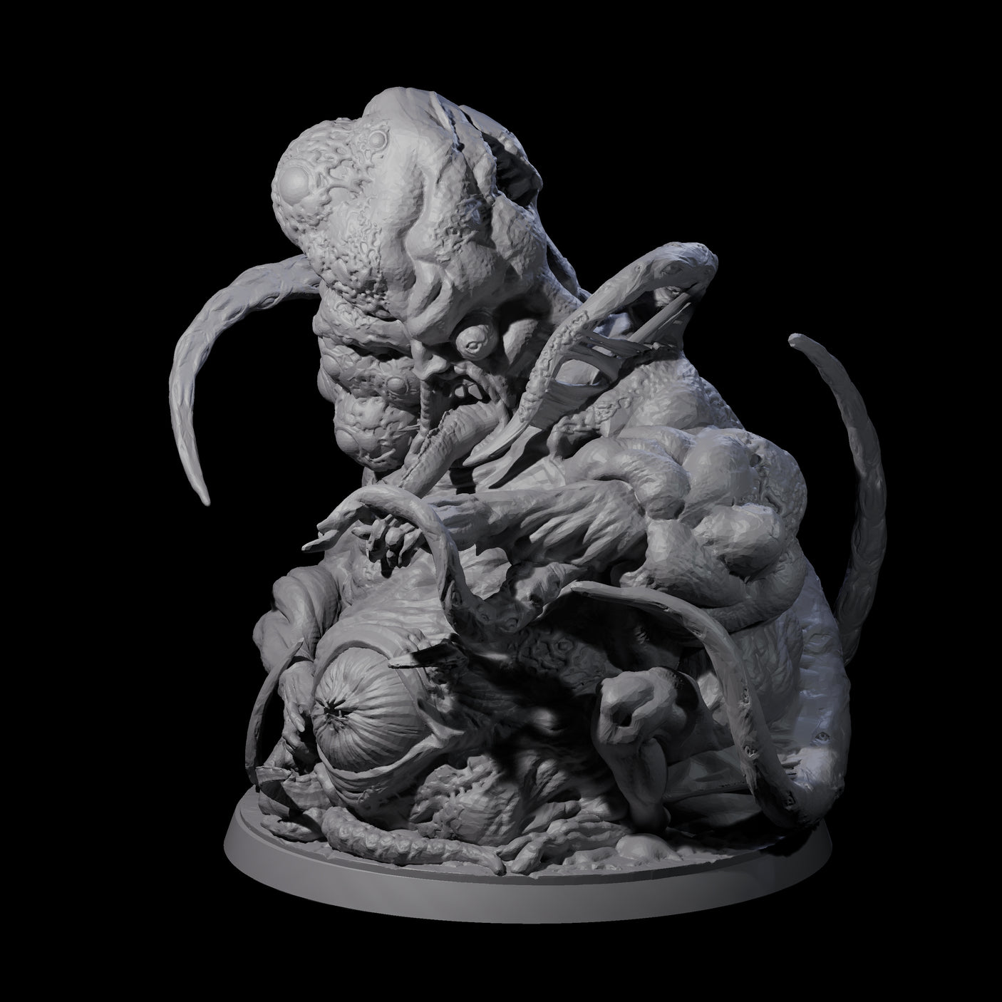 Twitching Eldritch Aberration Miniature for Dungeons and Dragons, Pathfinder or other TTRPGs