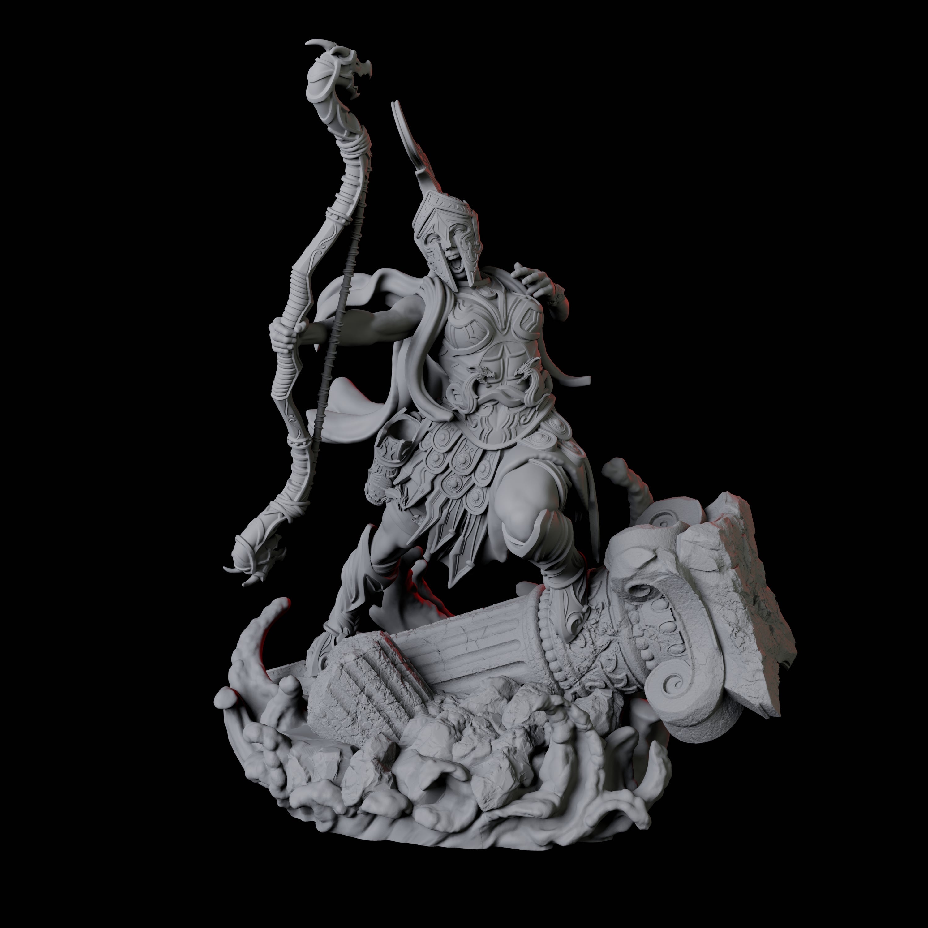 Two Battlemaiden Giantesses Miniature for Dungeons and Dragons, Pathfinder or other TTRPGs