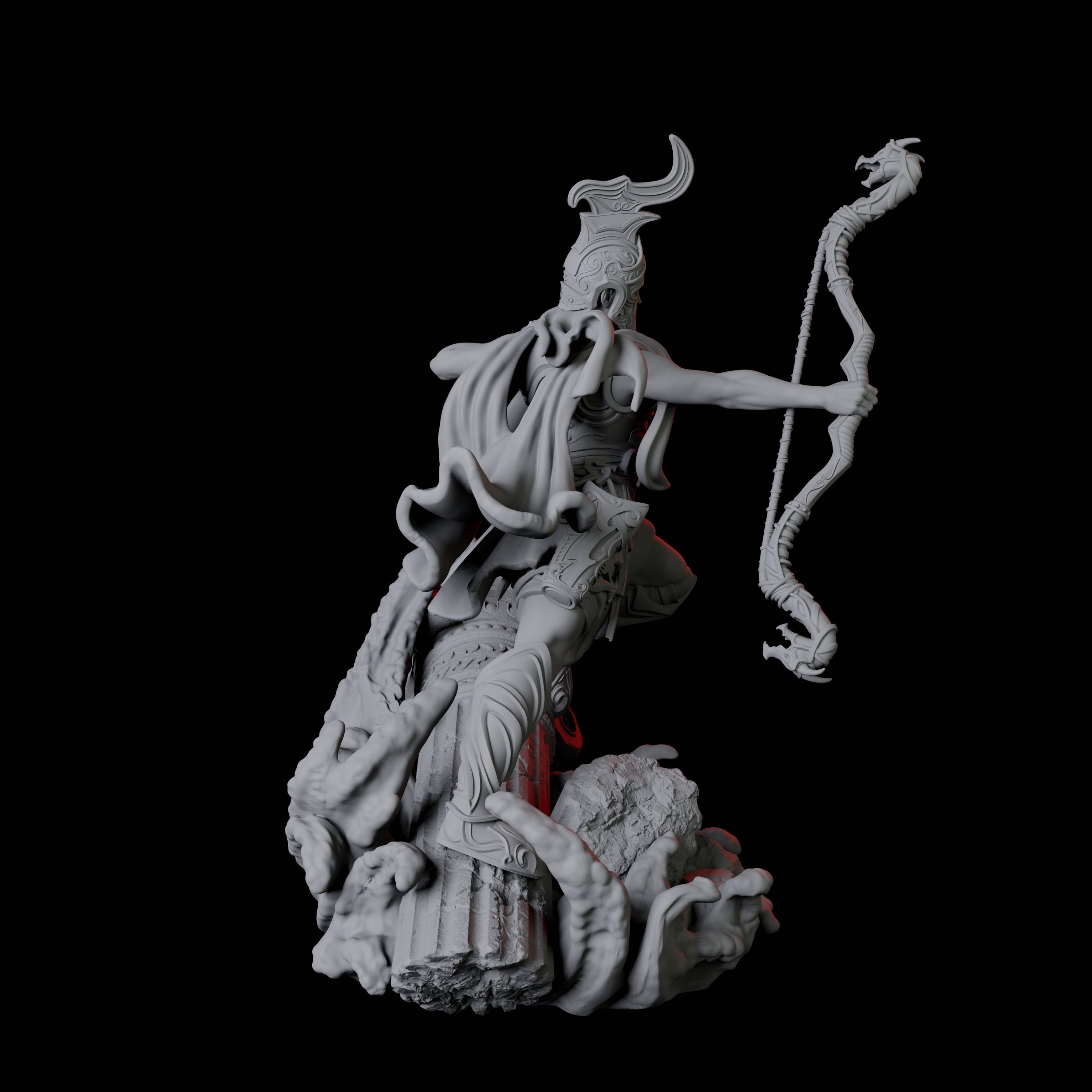 Two Battlemaiden Giantesses Miniature for Dungeons and Dragons, Pathfinder or other TTRPGs
