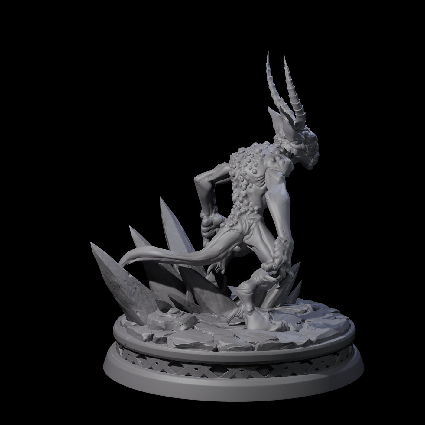 Two Big Eyed Quasits Miniature for Dungeons and Dragons, Pathfinder or other TTRPGs