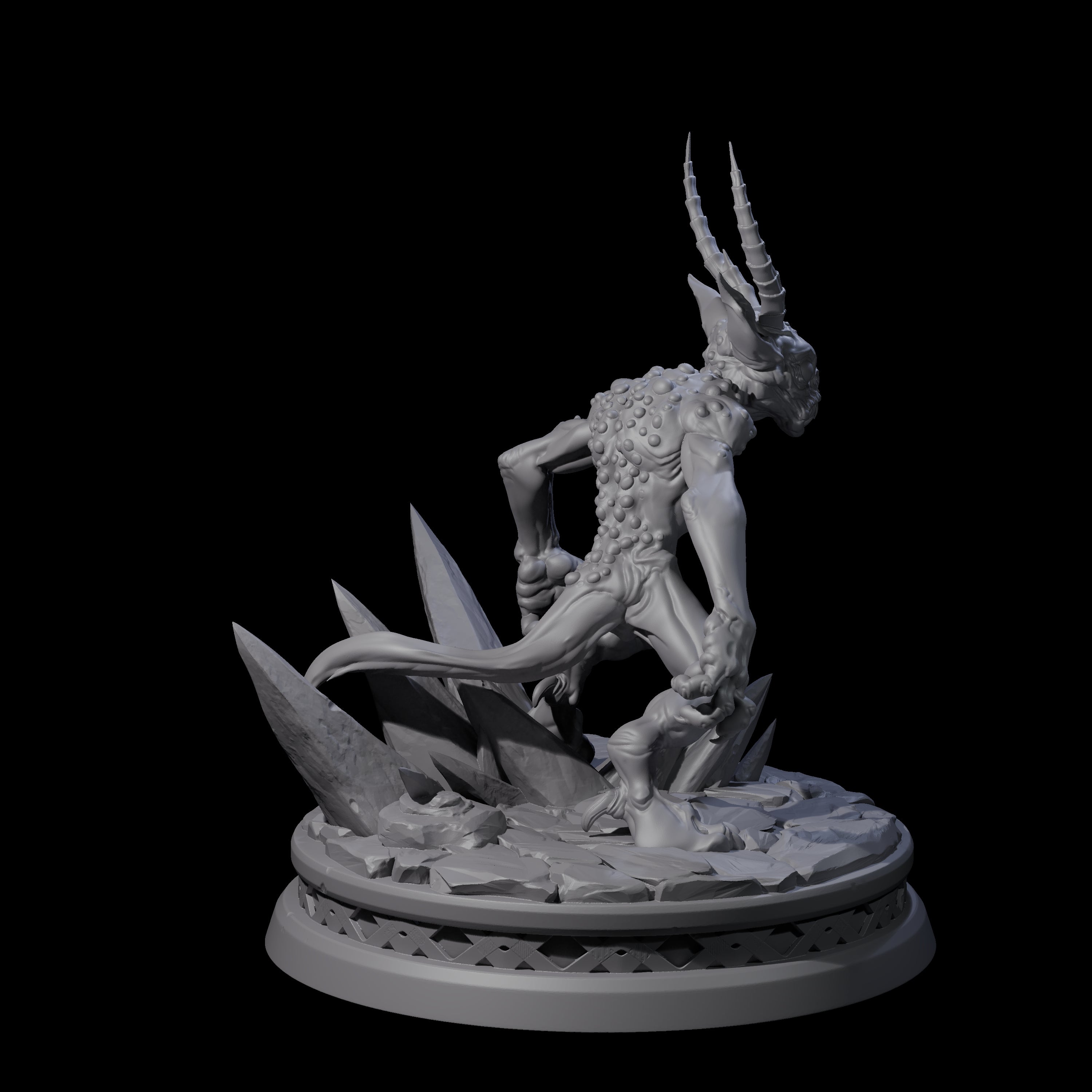 Two Big Eyed Quasits Miniature for Dungeons and Dragons, Pathfinder or other TTRPGs