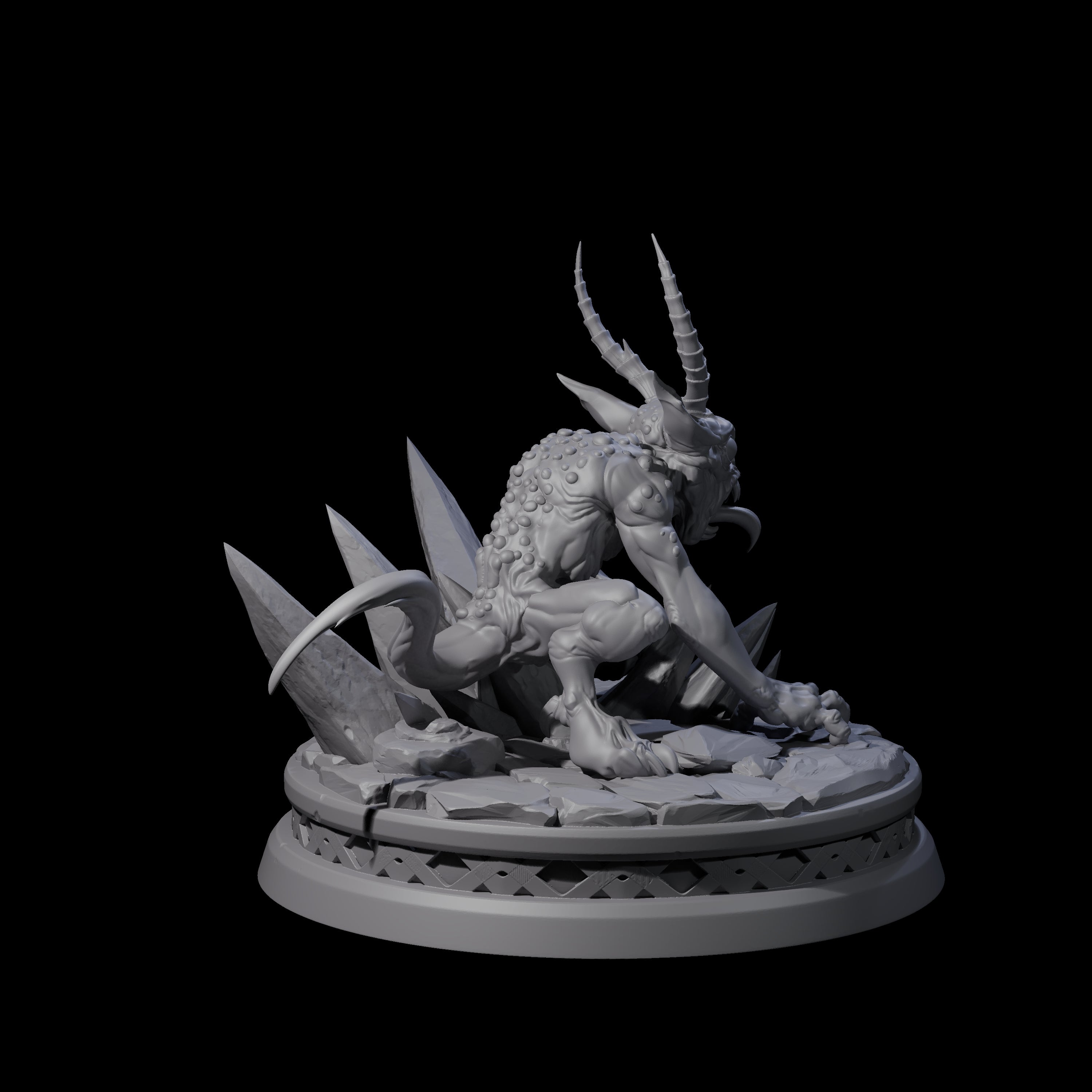 Two Big Eyed Quasits Miniature for Dungeons and Dragons, Pathfinder or other TTRPGs