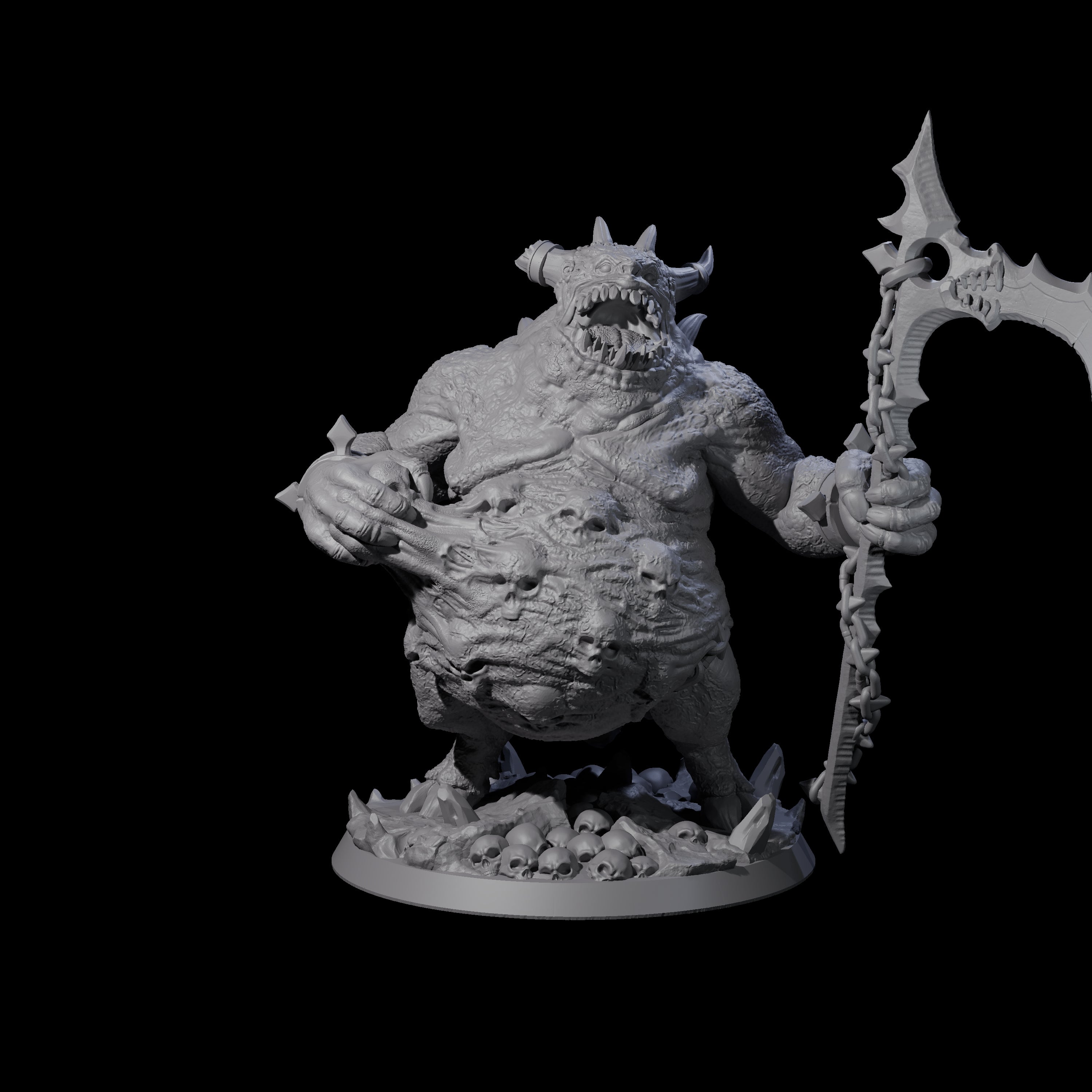 Two Bulbous Solamiths Miniature for Dungeons and Dragons, Pathfinder or other TTRPGs