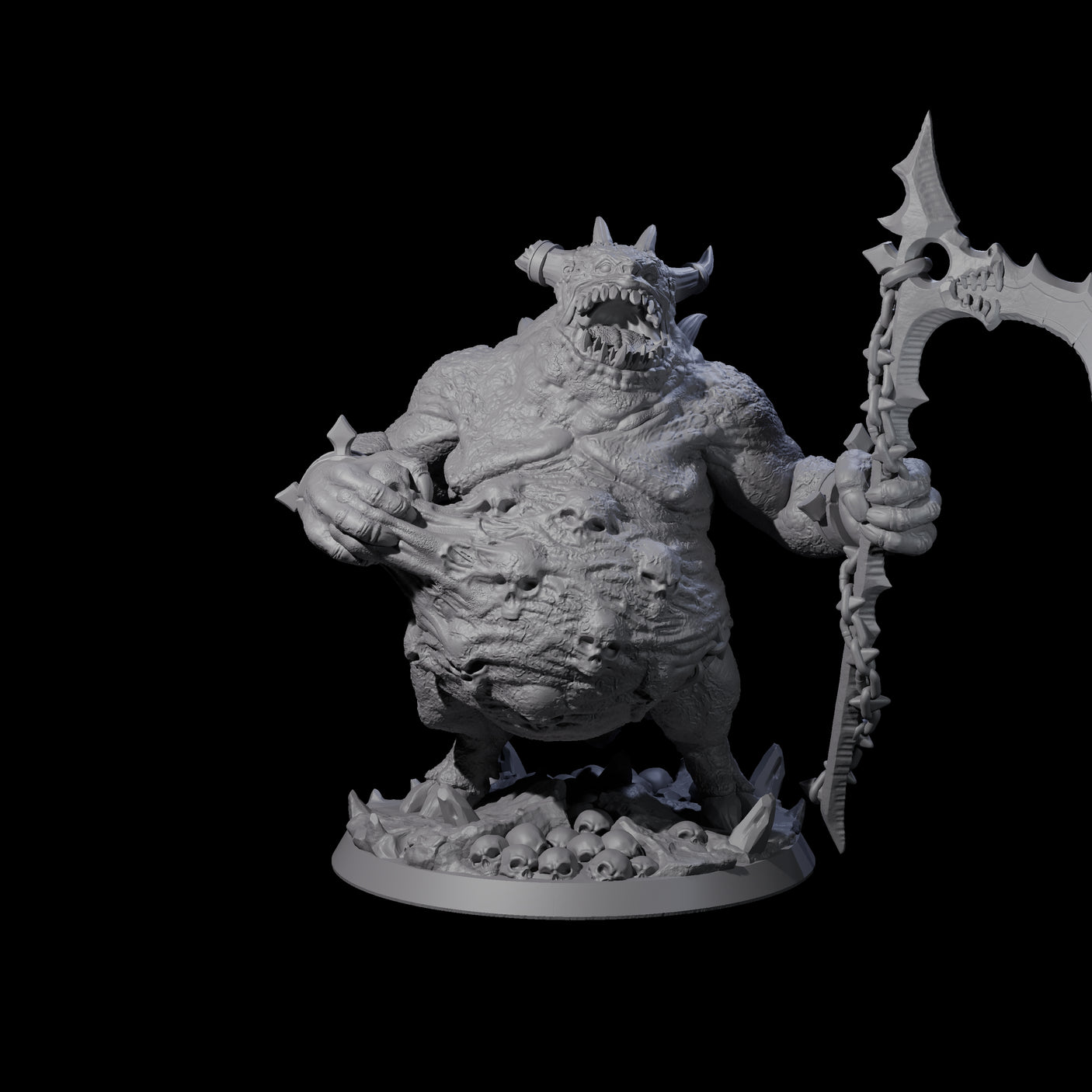 Two Bulbous Solamiths Miniature for Dungeons and Dragons, Pathfinder or other TTRPGs