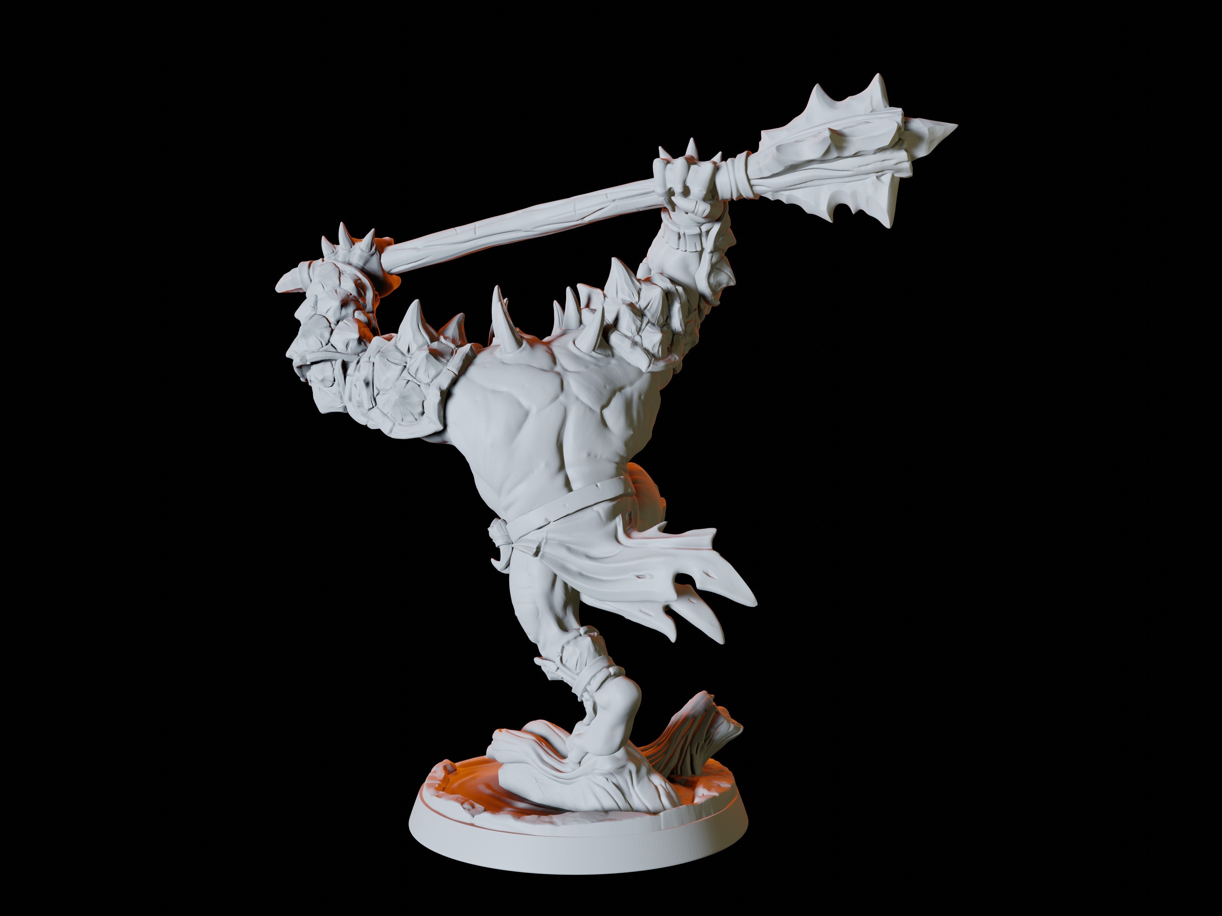 Two Bullywug Bullfrog Warriors Miniatures for Dungeons and Dragons - Myth Forged