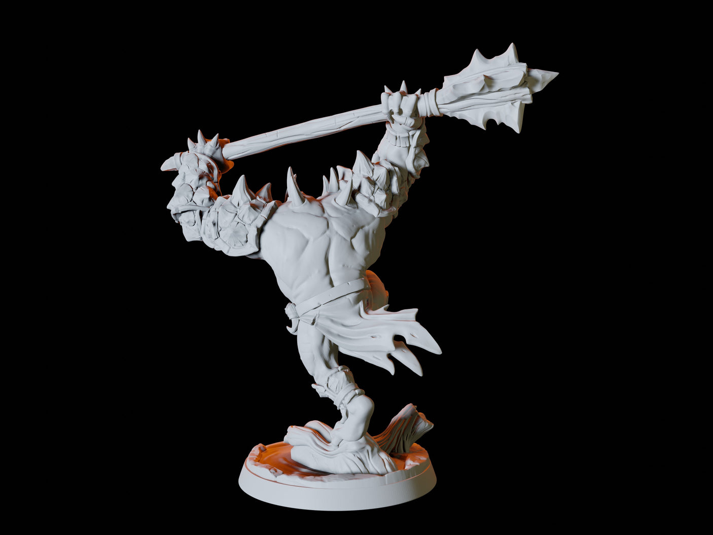 Two Bullywug Bullfrog Warriors Miniature for Dungeons and Dragons, Pathfinder or other TTRPGs