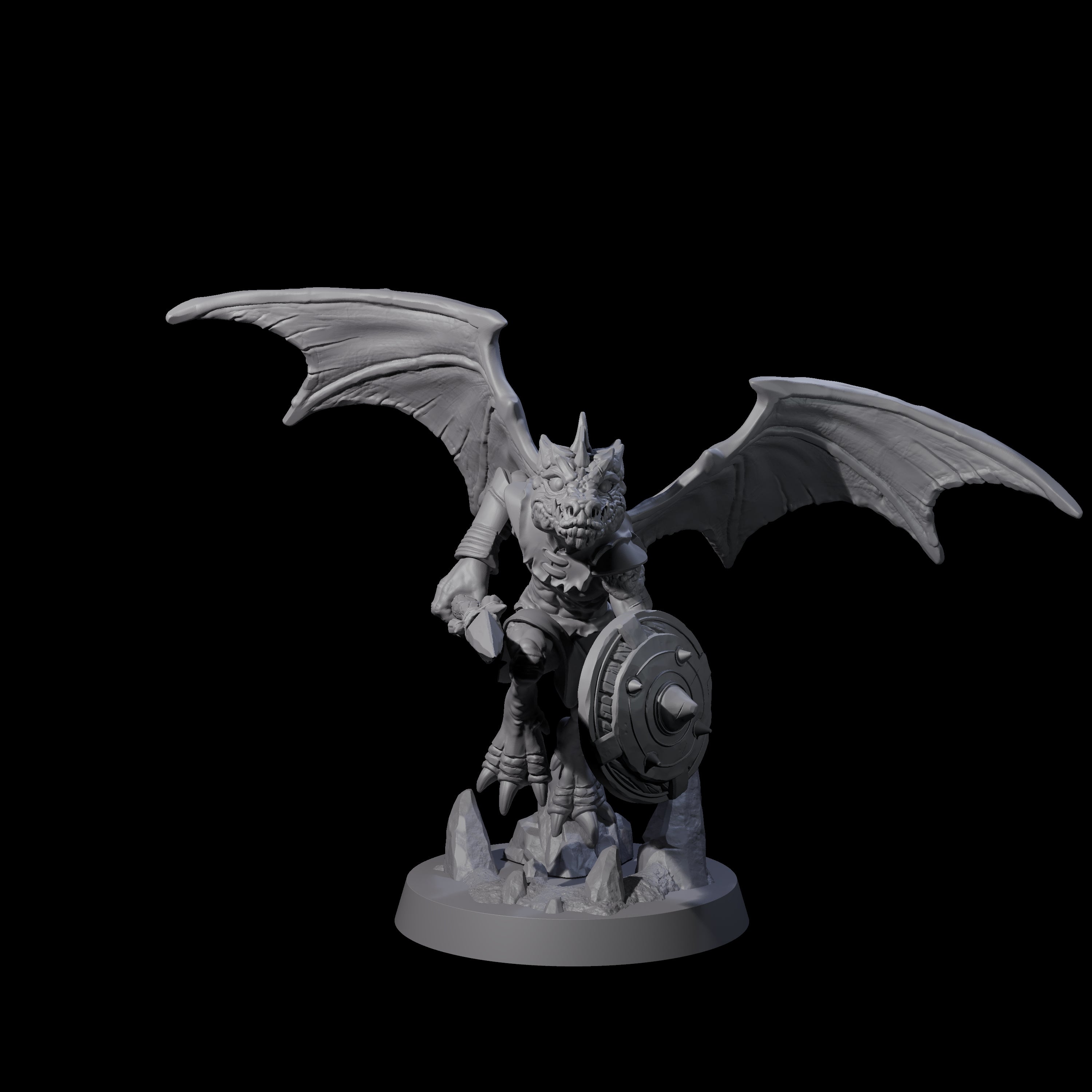Two Charged Winged Kobolds Miniature for Dungeons and Dragons, Pathfinder or other TTRPGs