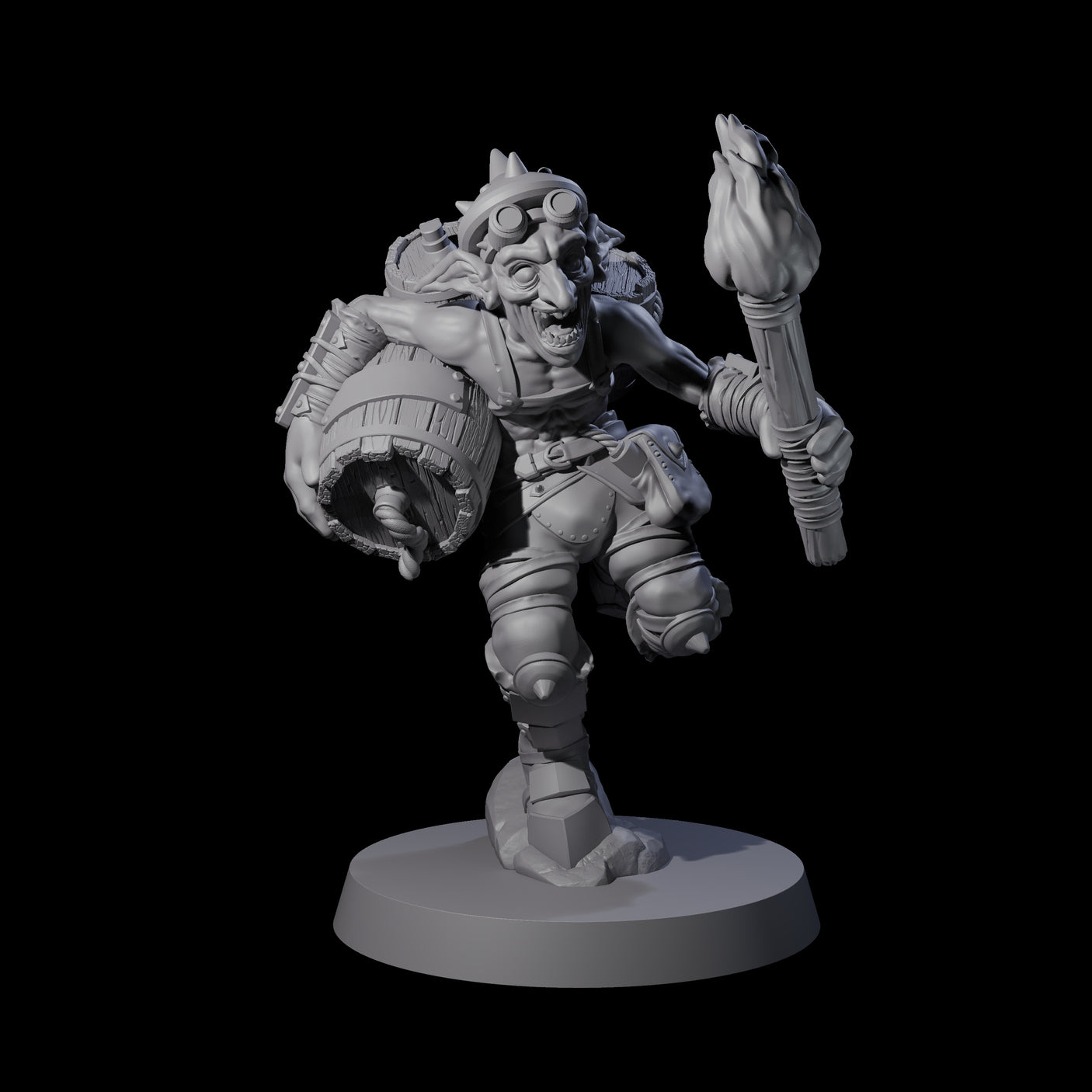 Two Crazed Goblin Alchemists Miniature for Dungeons and Dragons, Pathfinder or other TTRPGs