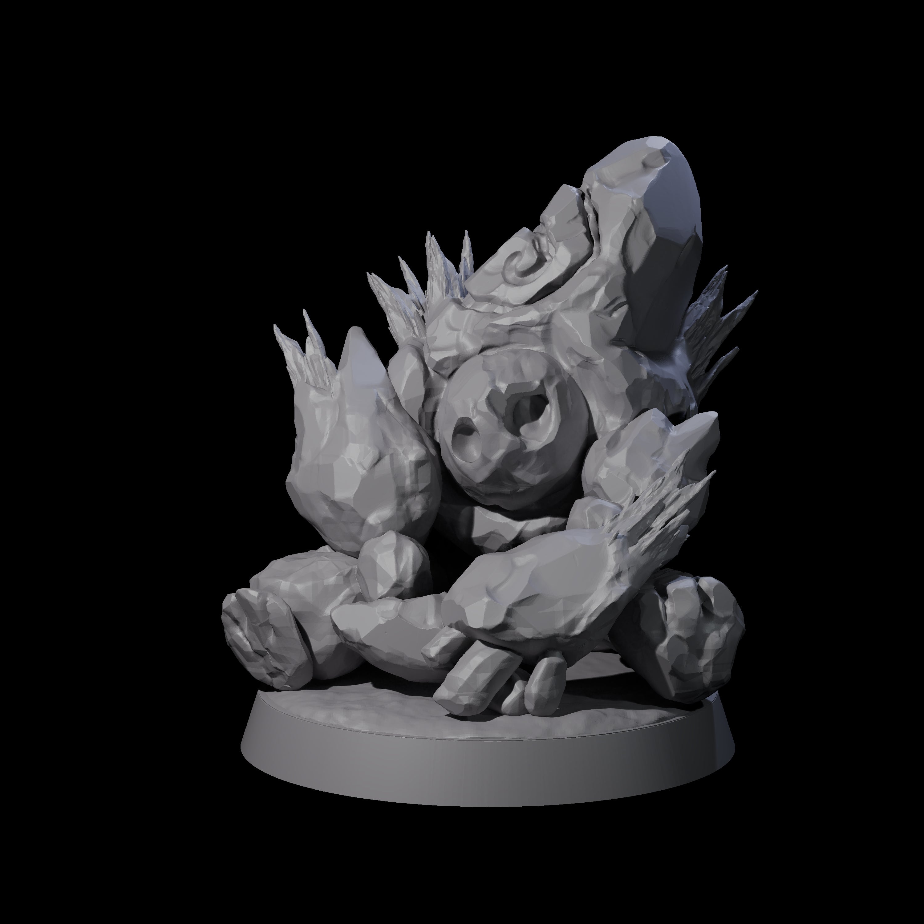 Two Cute Baby Ice Elementals Miniature for Dungeons and Dragons, Pathfinder or other TTRPGs