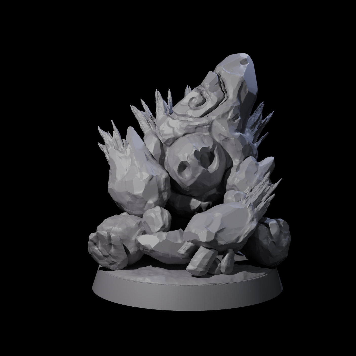 Two Cute Baby Ice Elementals Miniature for Dungeons and Dragons, Pathfinder or other TTRPGs