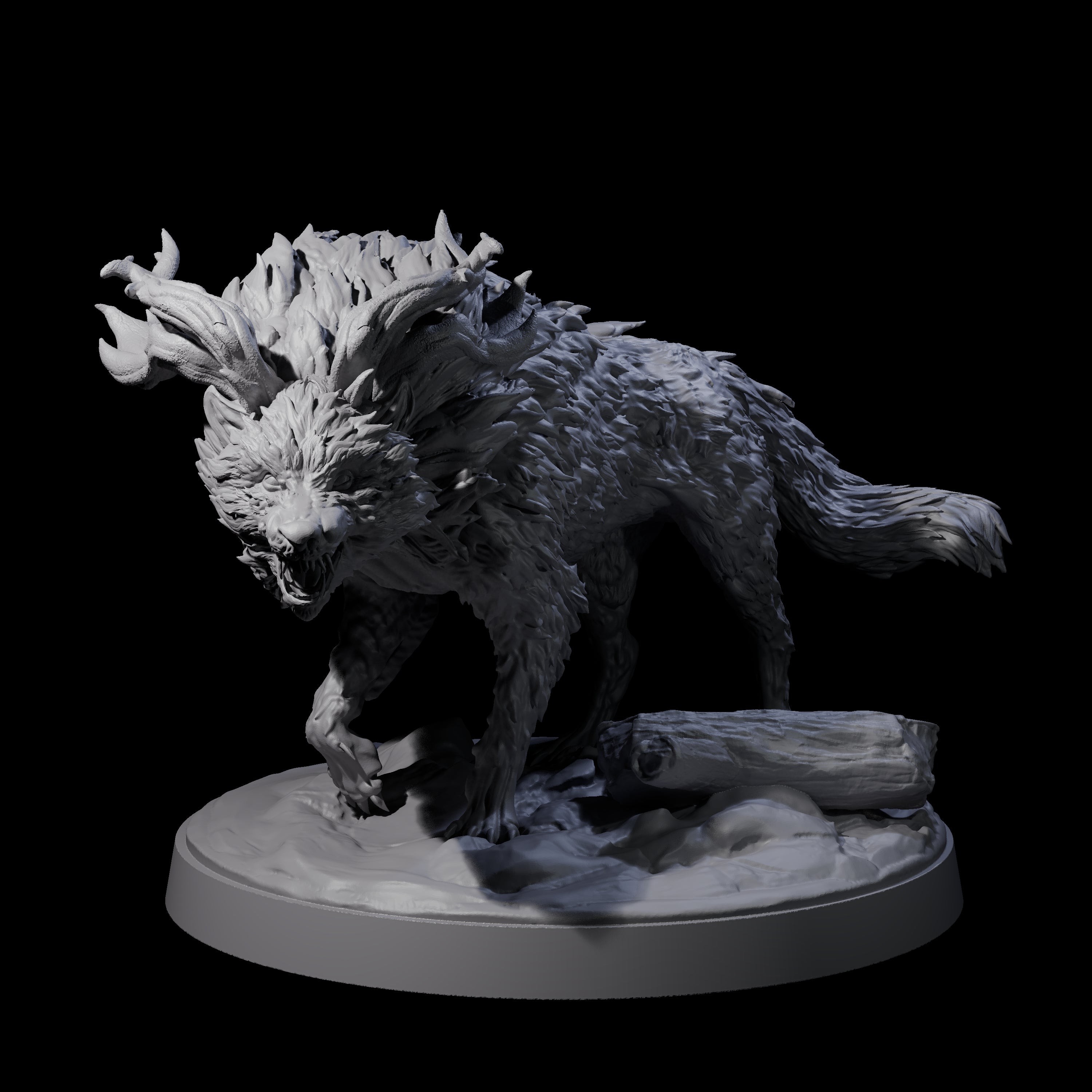 Two Dark Gwyllhis Miniature for Dungeons and Dragons, Pathfinder or other TTRPGs