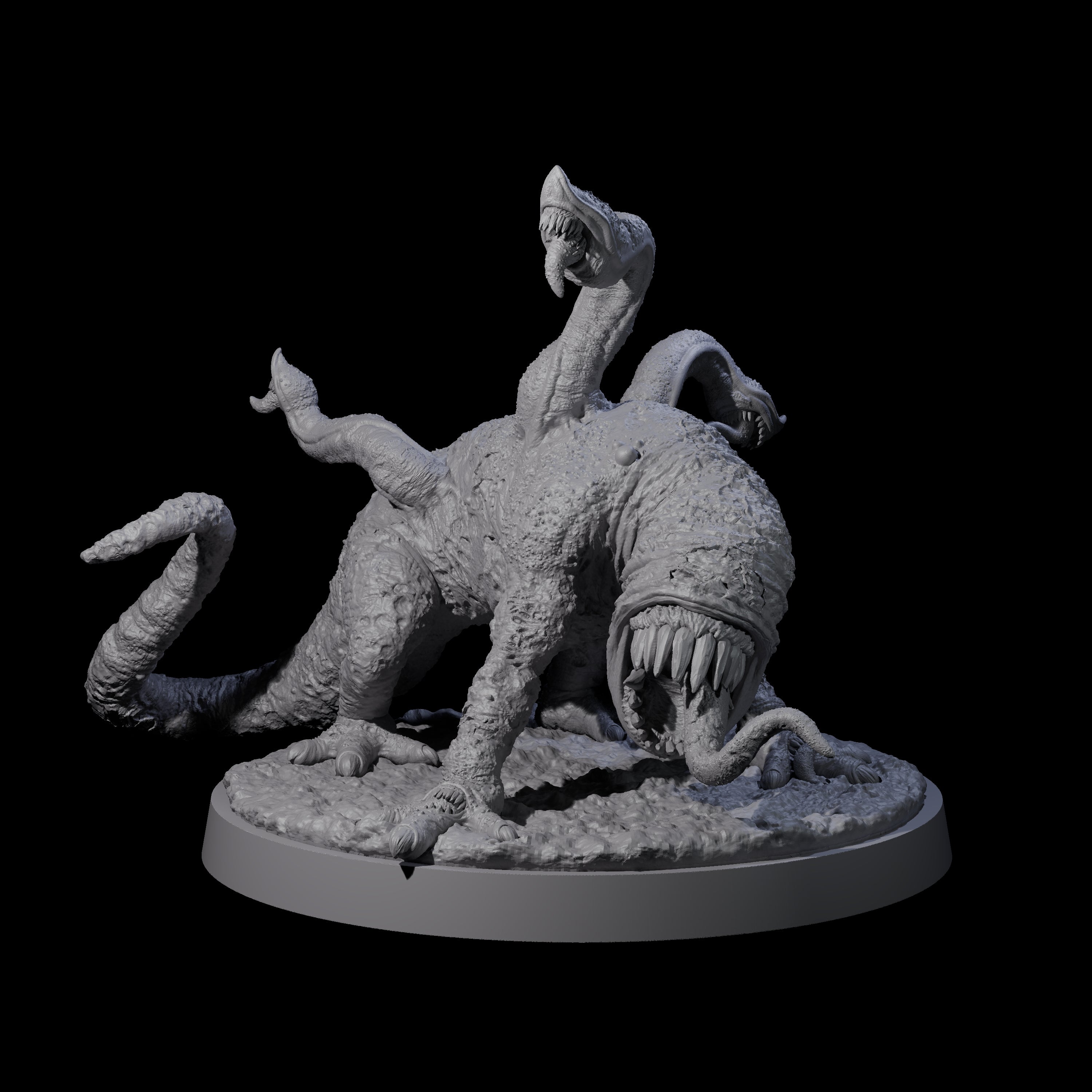 Two Devourering Otyughs Miniature for Dungeons and Dragons, Pathfinder or other TTRPGs