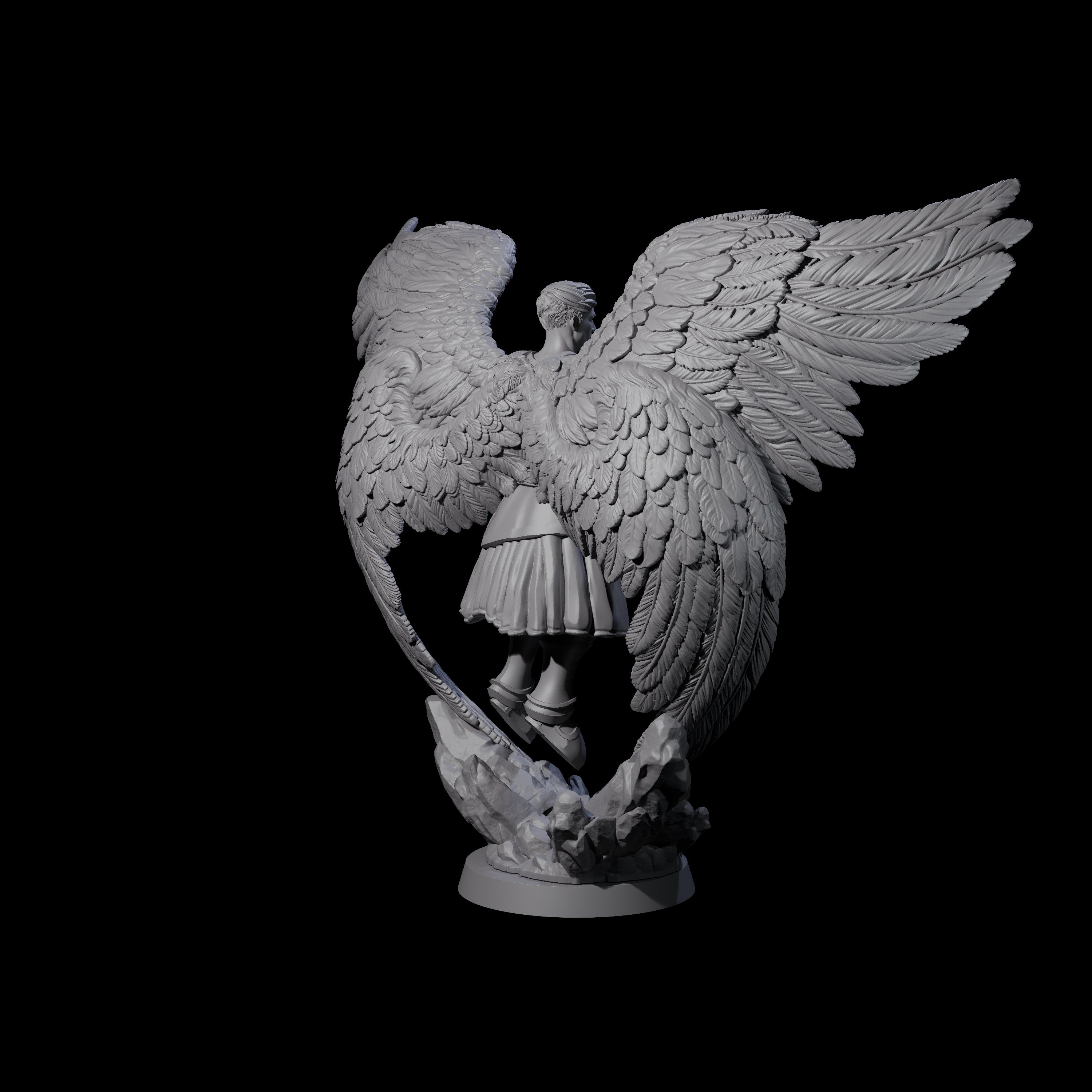 Two Divine Poofed Out Solars Miniature for Dungeons and Dragons, Pathfinder or other TTRPGs