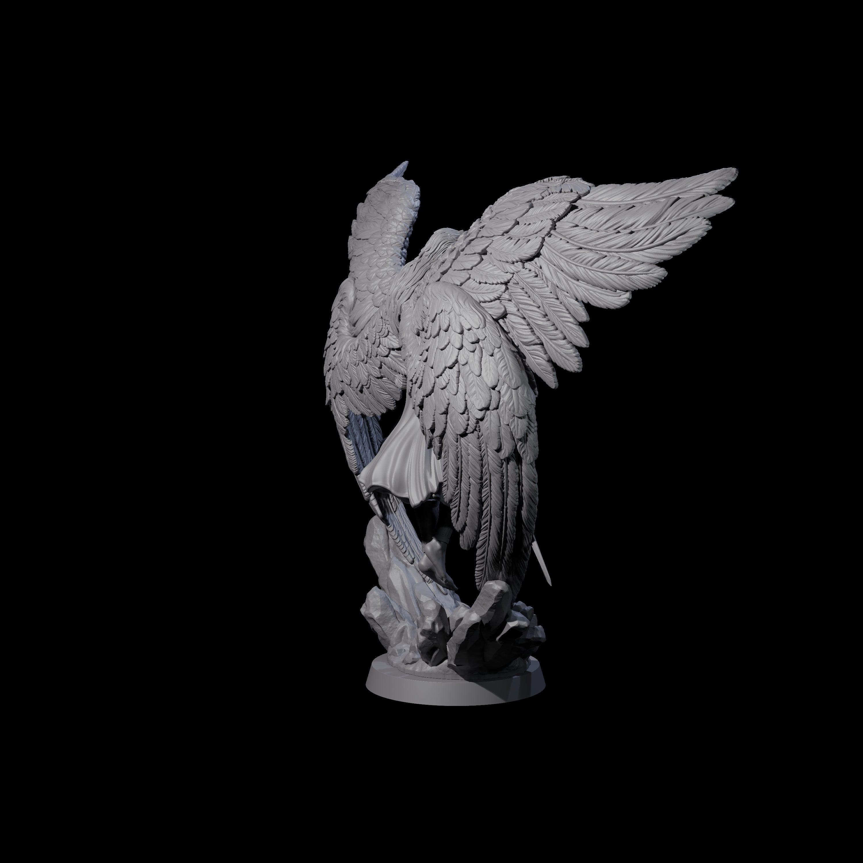 Two Divine Poofed Out Solars Miniature for Dungeons and Dragons, Pathfinder or other TTRPGs