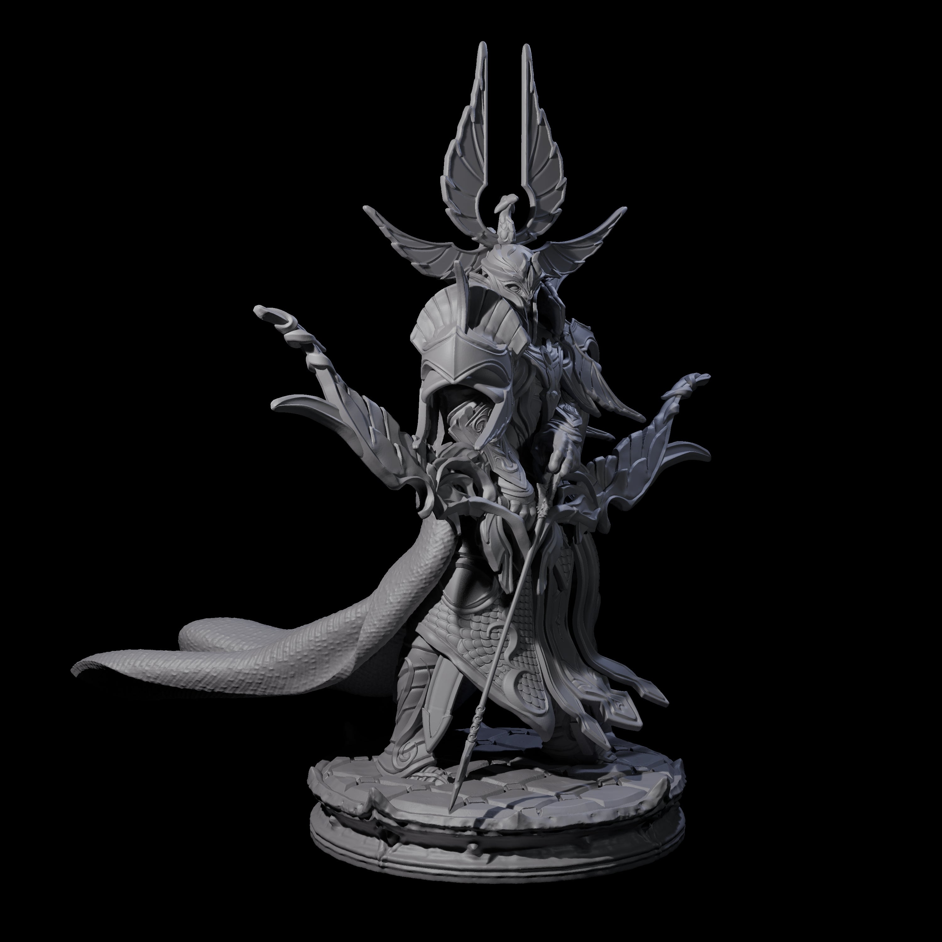 Two Elite Dark Elf Archers Miniature for Dungeons and Dragons, Pathfinder or other TTRPGs