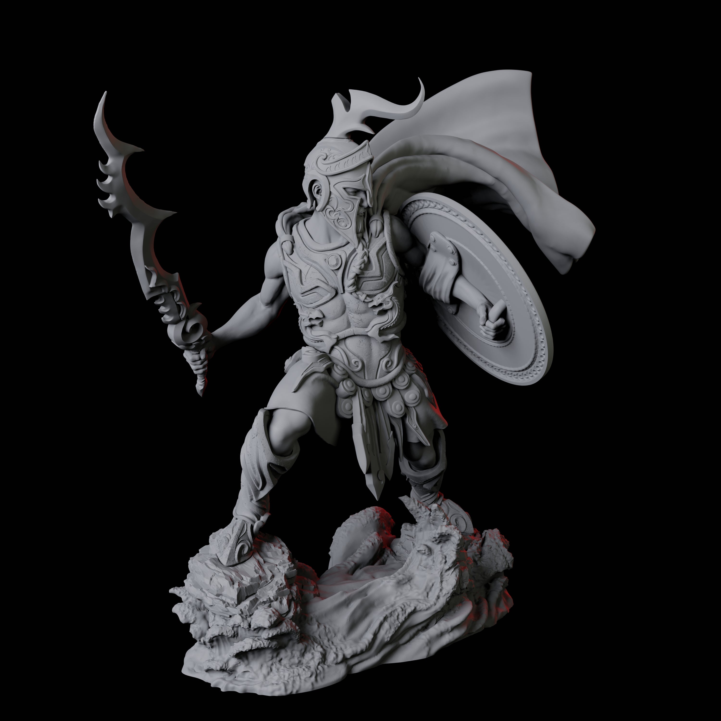 Two Giant Hoplites Miniature for Dungeons and Dragons, Pathfinder or other TTRPGs