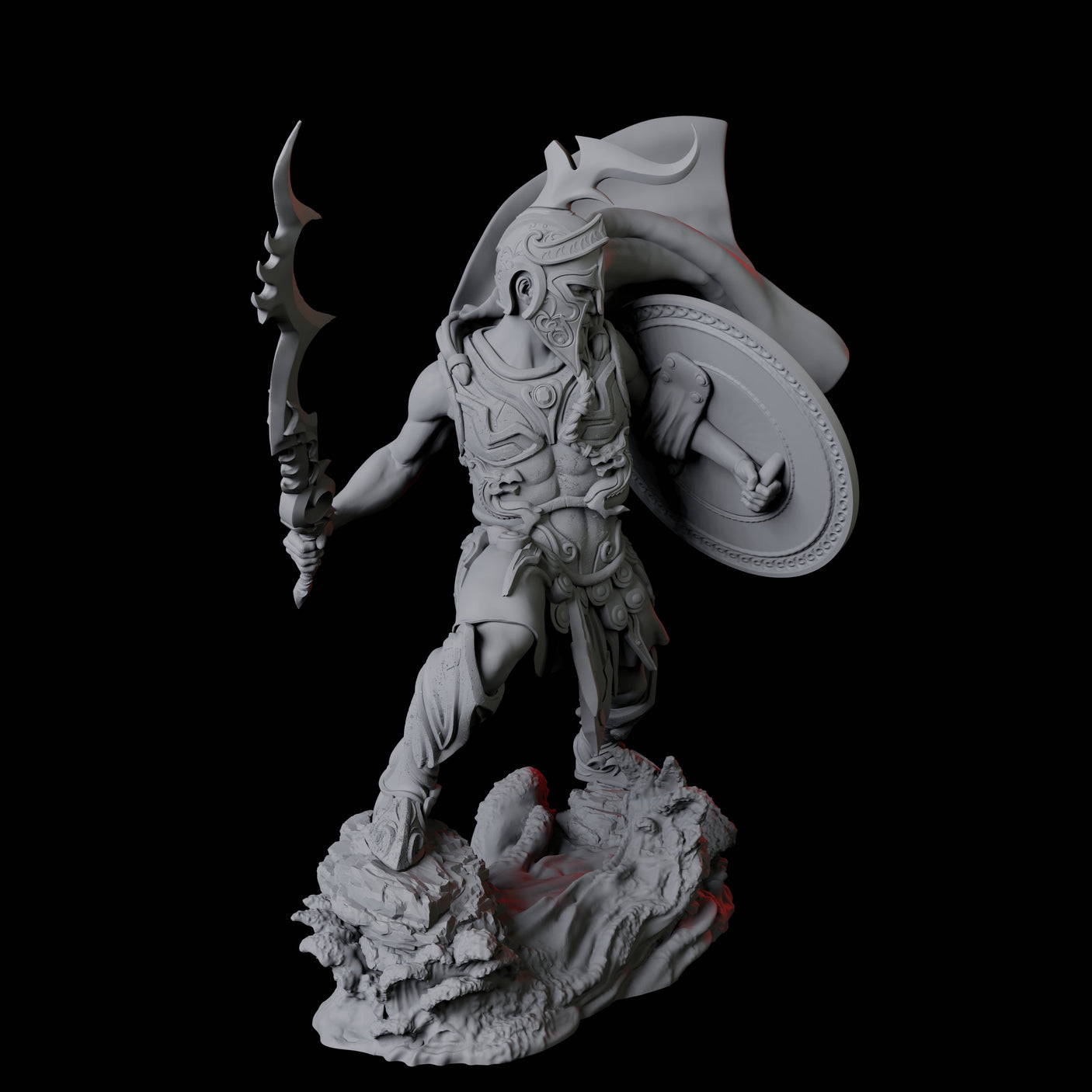 Two Giant Hoplites Miniature for Dungeons and Dragons, Pathfinder or other TTRPGs