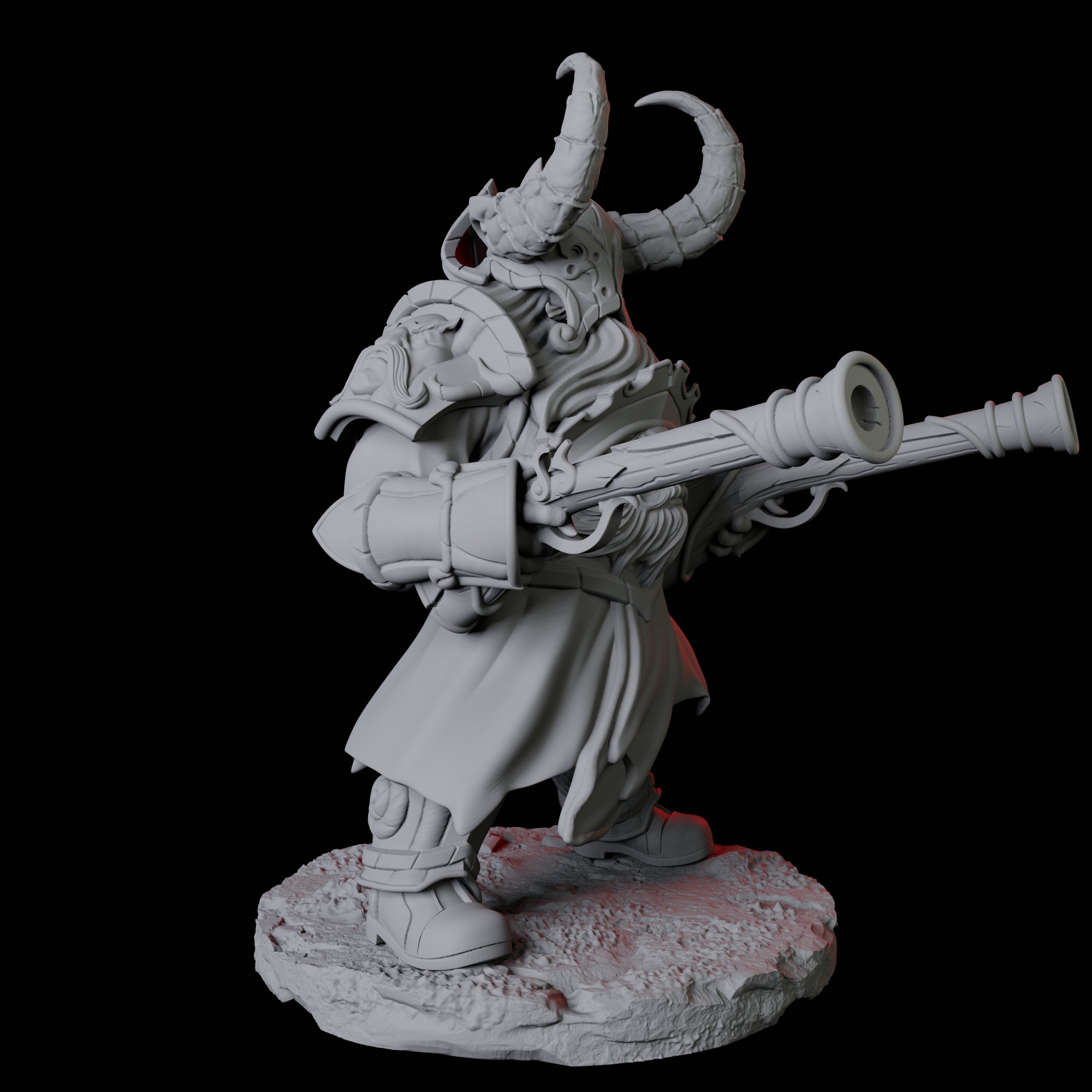 Two Leadspitter Riflemen Miniature for Dungeons and Dragons, Pathfinder or other TTRPGs