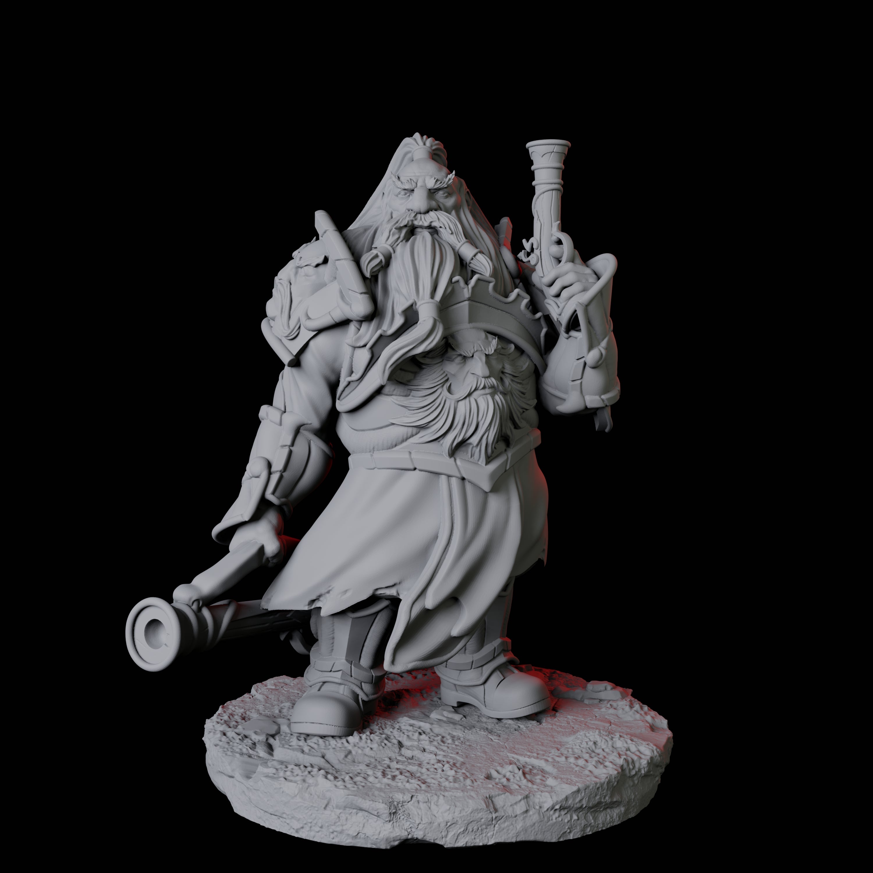 Two Leadspitter Riflemen Miniature for Dungeons and Dragons, Pathfinder or other TTRPGs