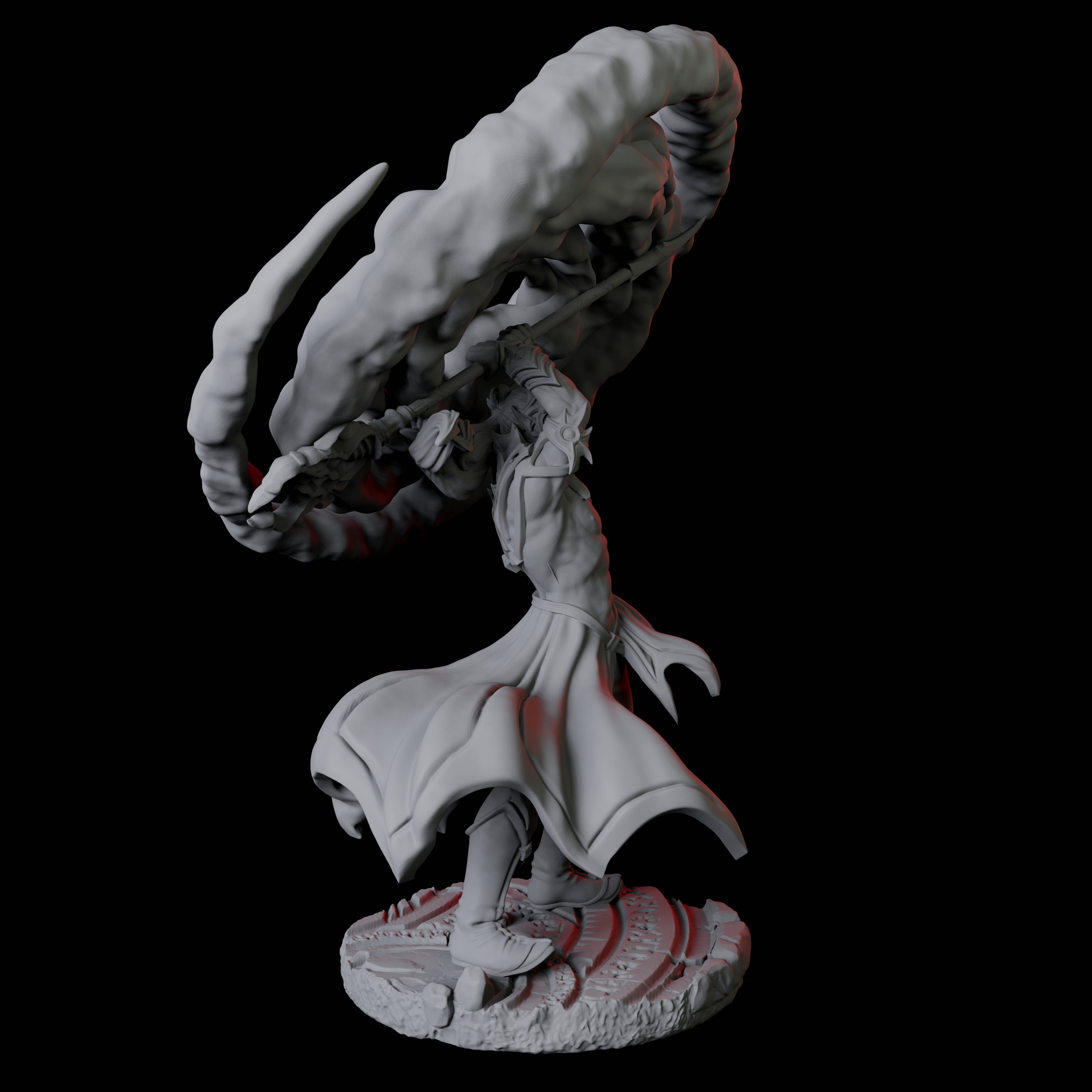 Two Mage Adepts Miniature for Dungeons and Dragons, Pathfinder or other TTRPGs