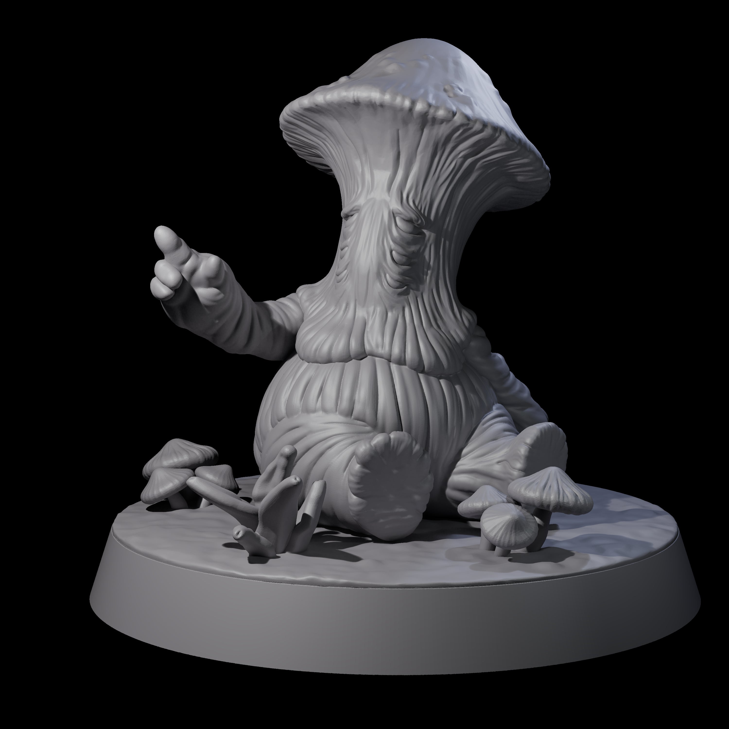 Two Myconid Younglings Miniature for Dungeons and Dragons, Pathfinder or other TTRPGs