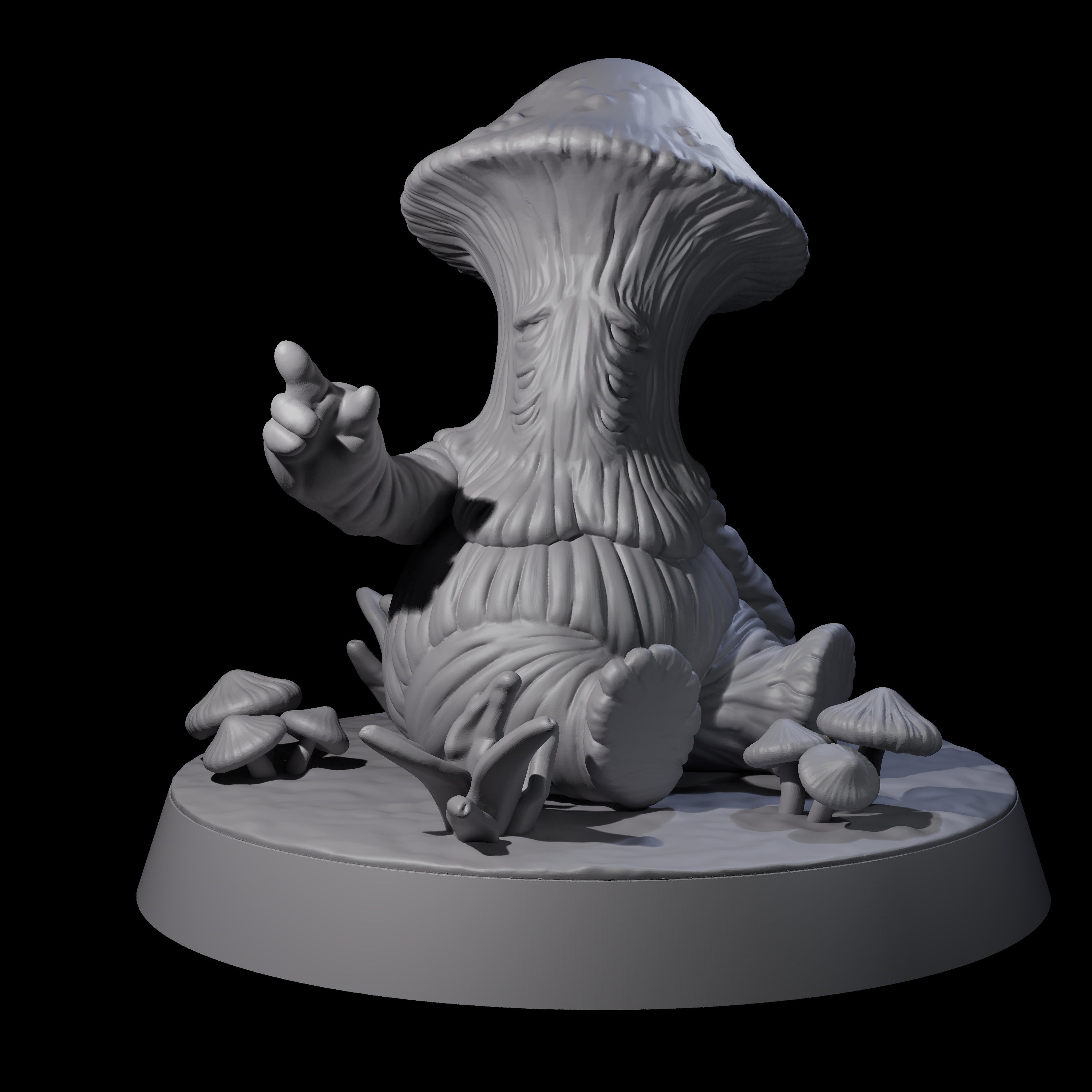 Two Myconid Younglings Miniature for Dungeons and Dragons, Pathfinder or other TTRPGs