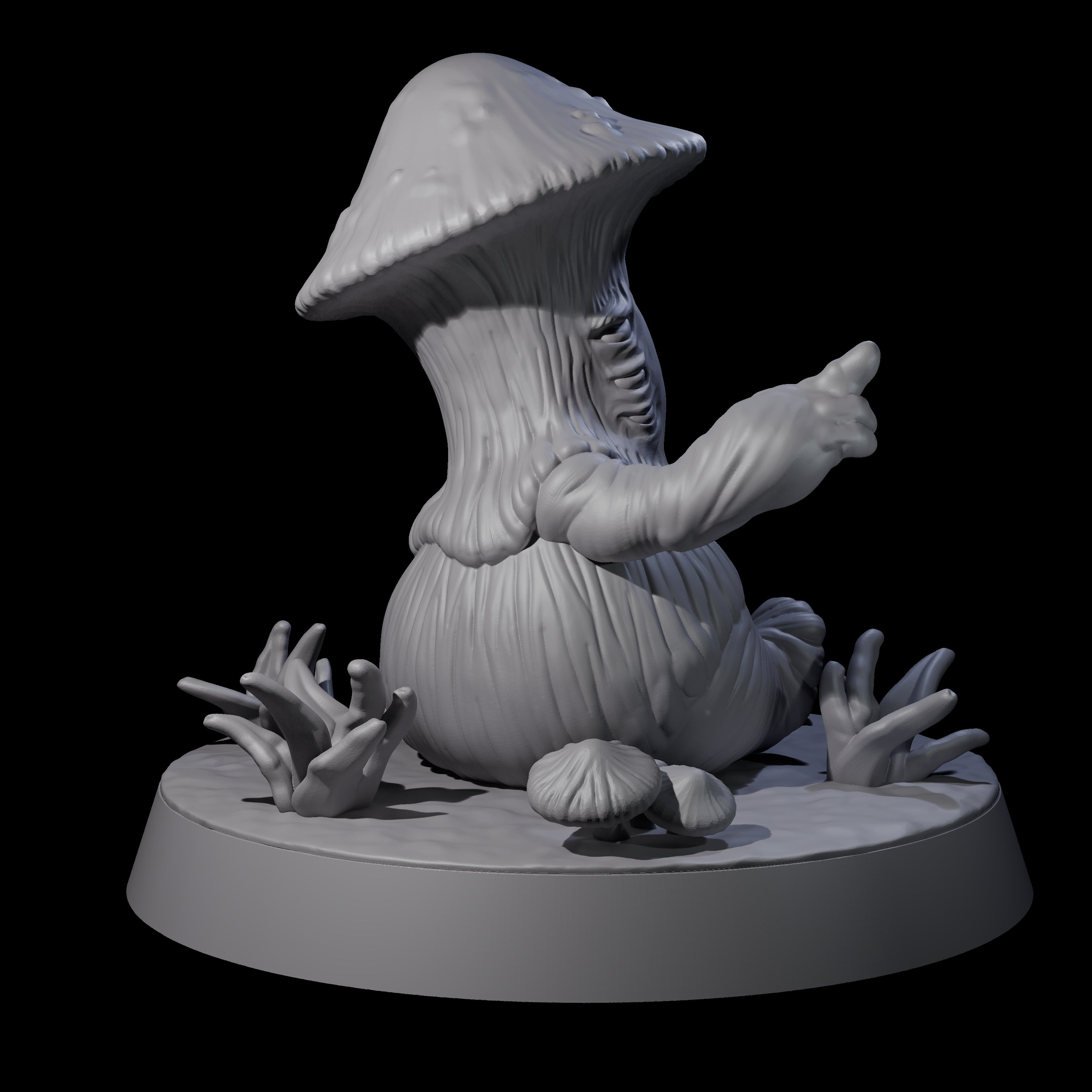 Two Myconid Younglings Miniature for Dungeons and Dragons, Pathfinder or other TTRPGs