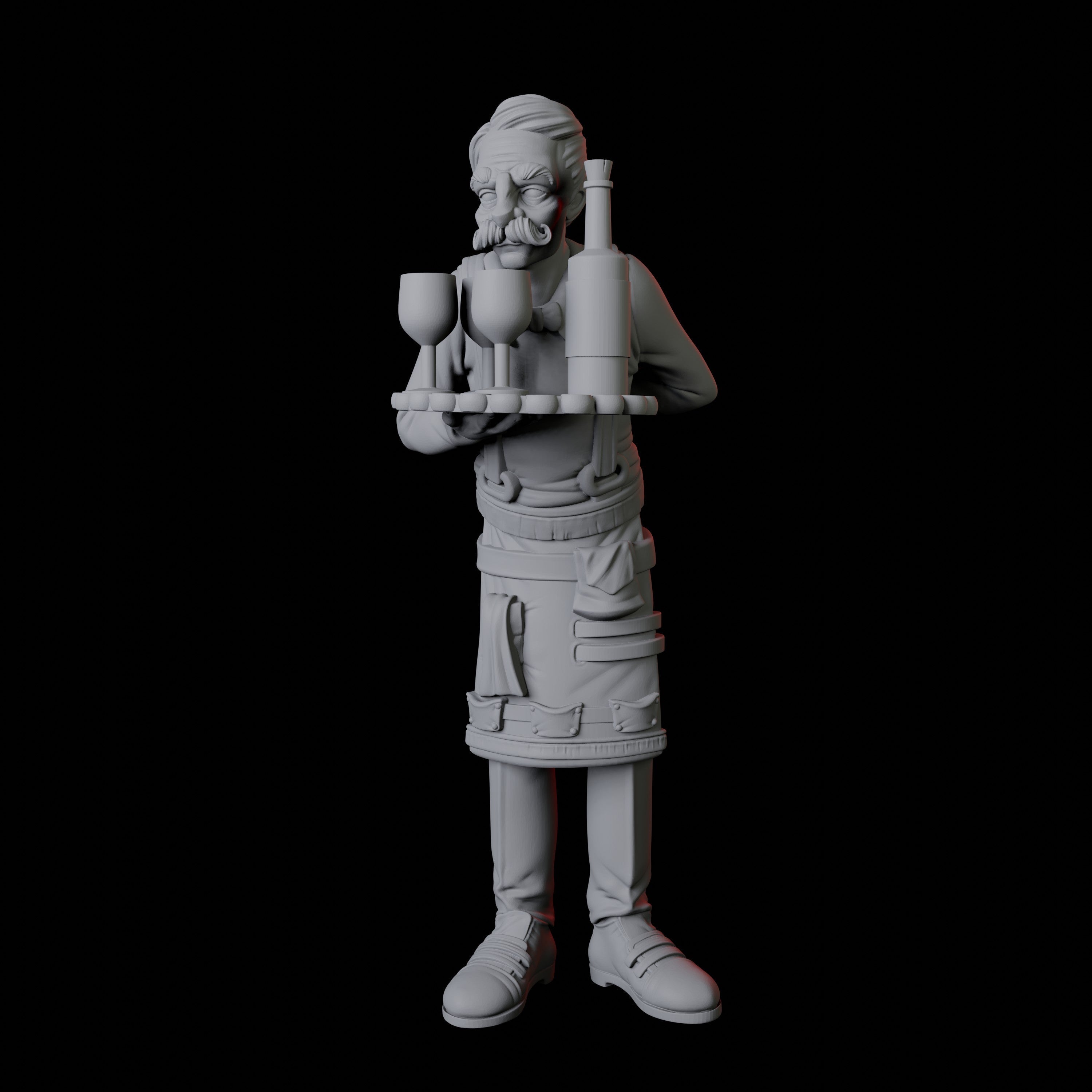 Two Royal Servants Miniature for Dungeons and Dragons