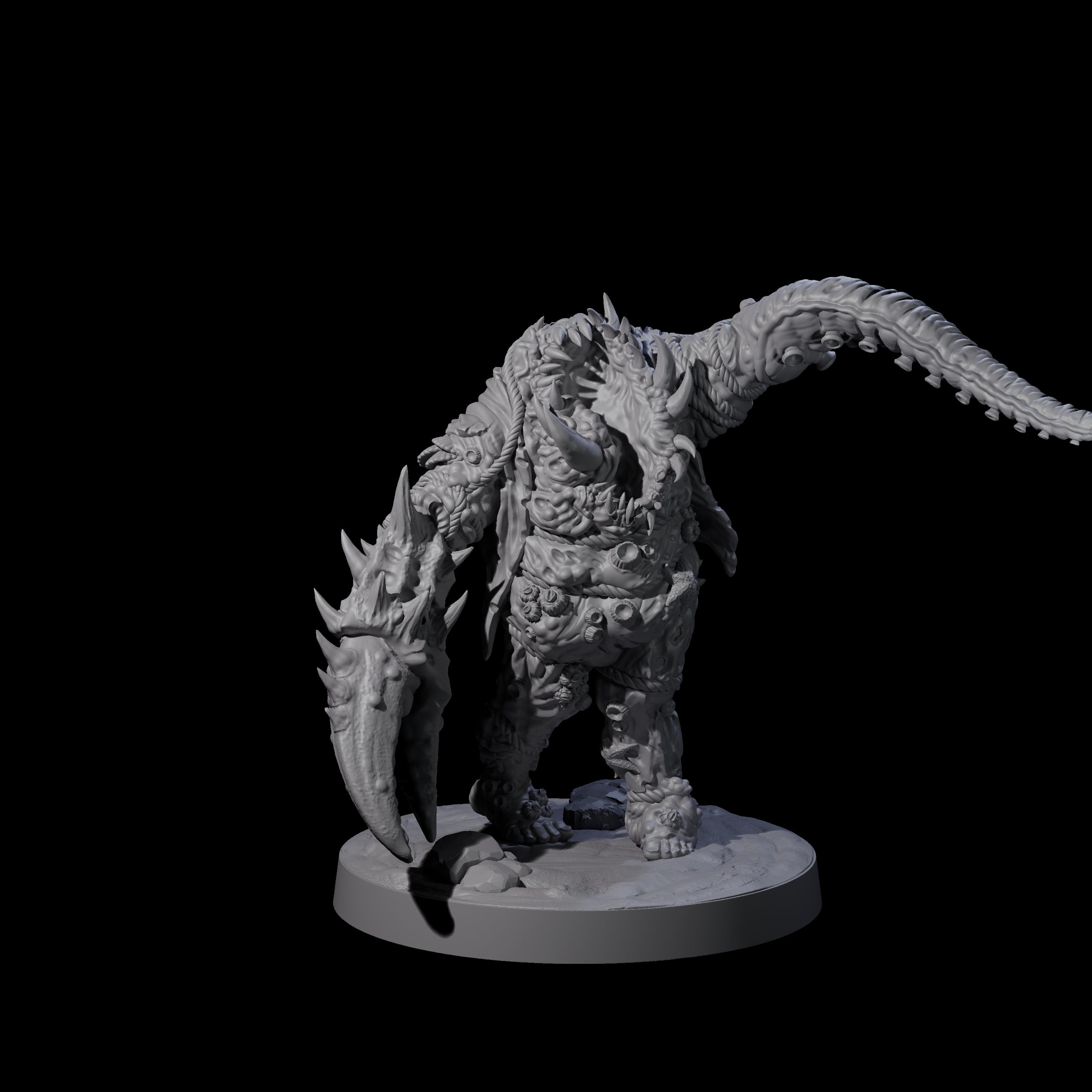 Two Salty Abyssal Spawns Miniature for Dungeons and Dragons, Pathfinder or other TTRPGs