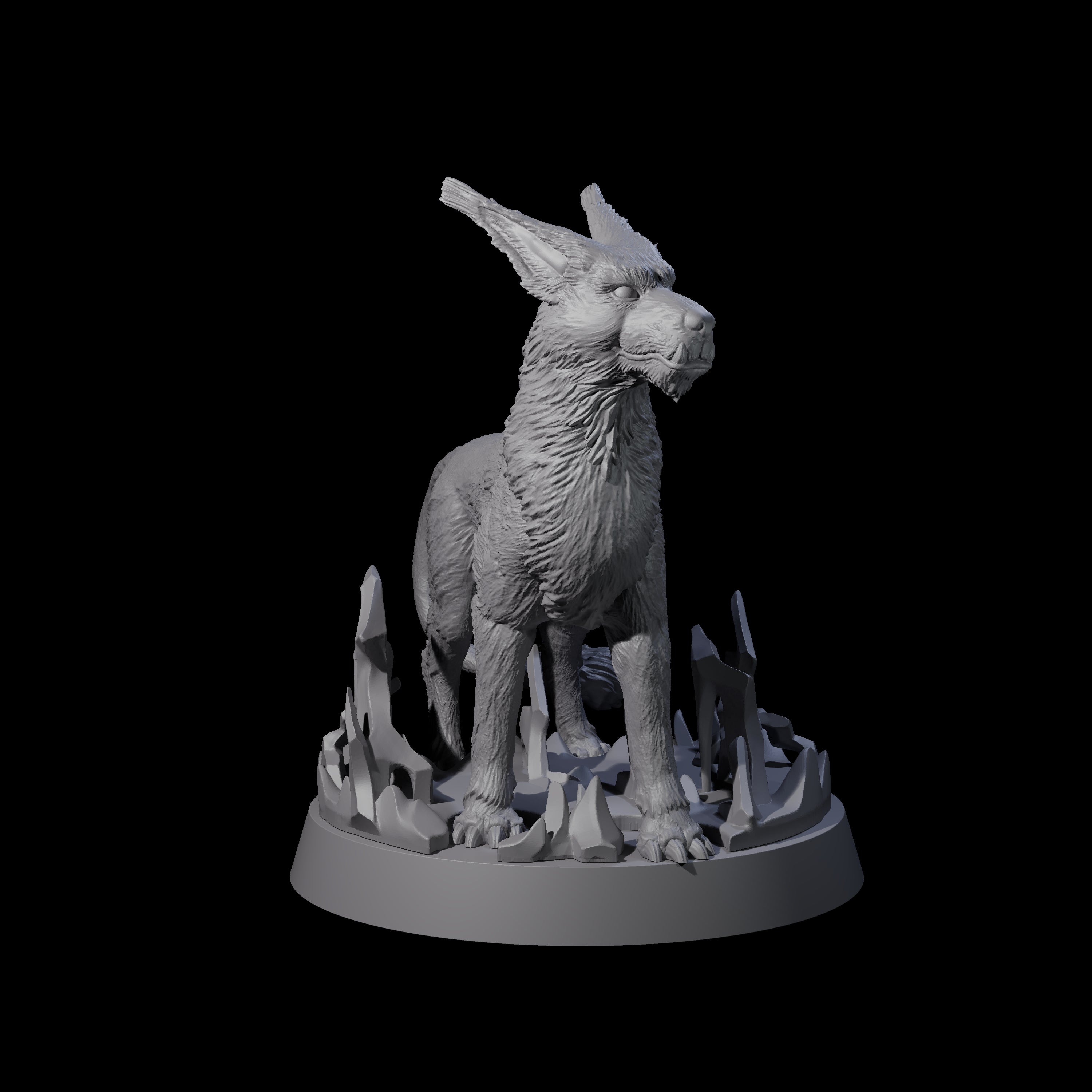 Two Sparking Blink Dogs Miniature for Dungeons and Dragons, Pathfinder or other TTRPGs