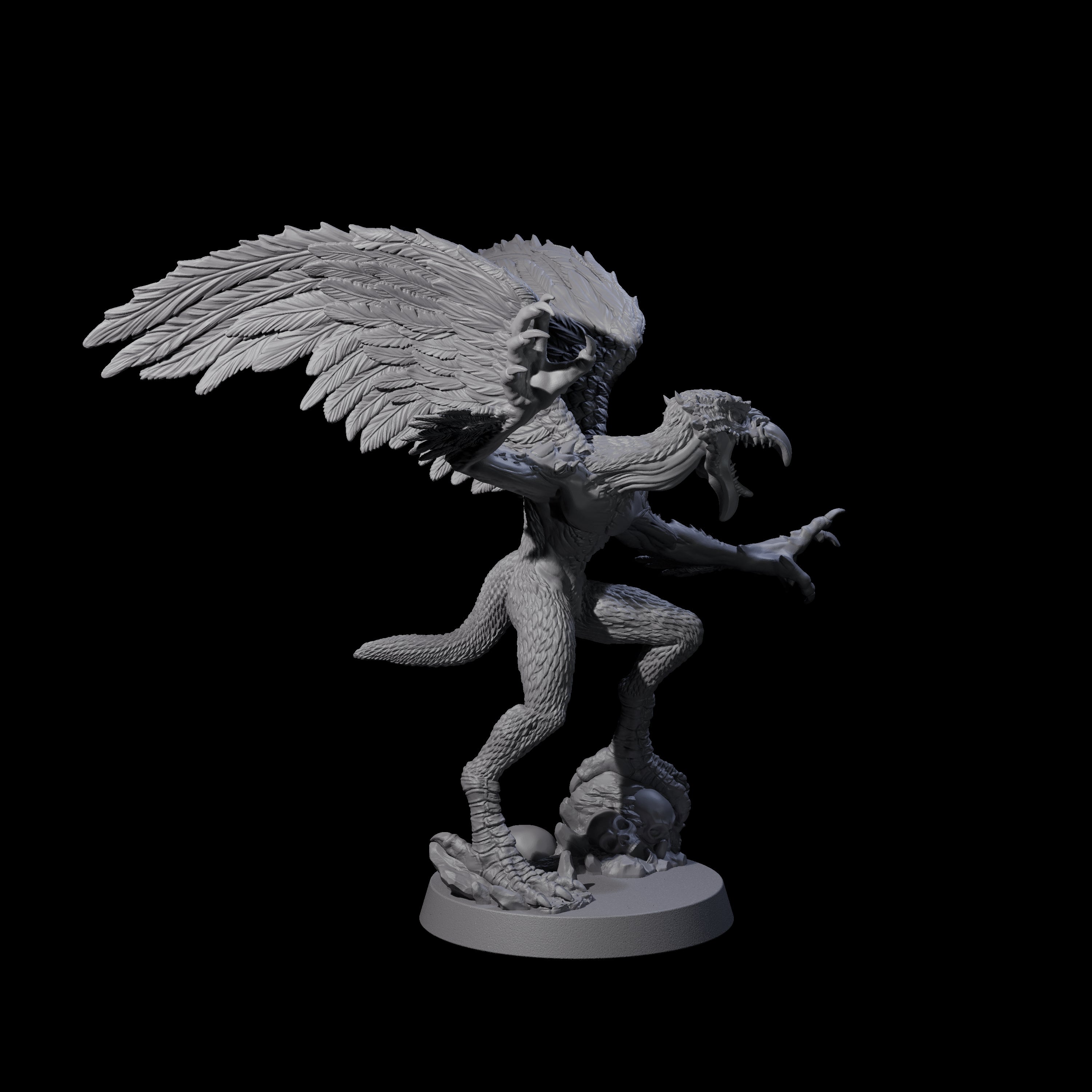 Two Spiny Vroks Miniature for Dungeons and Dragons, Pathfinder or other TTRPGs