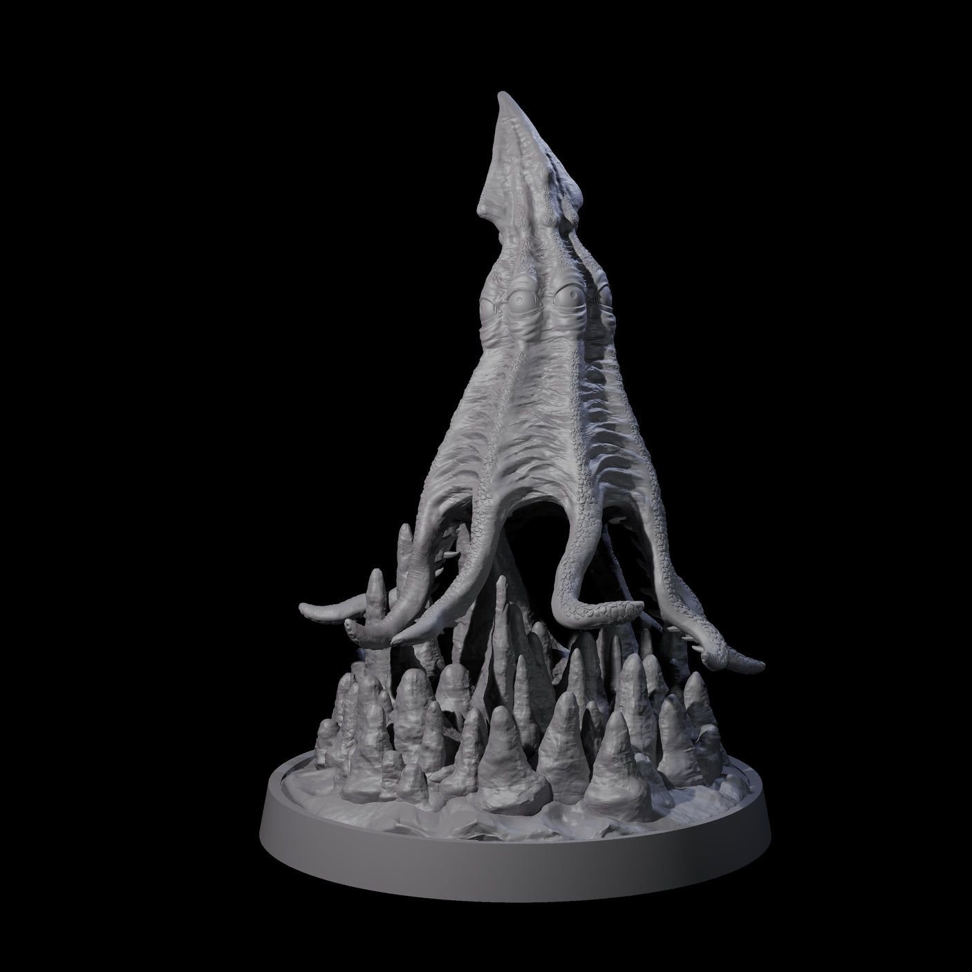 Two Swooping Darkmantles Miniature for Dungeons and Dragons, Pathfinder or other TTRPGs