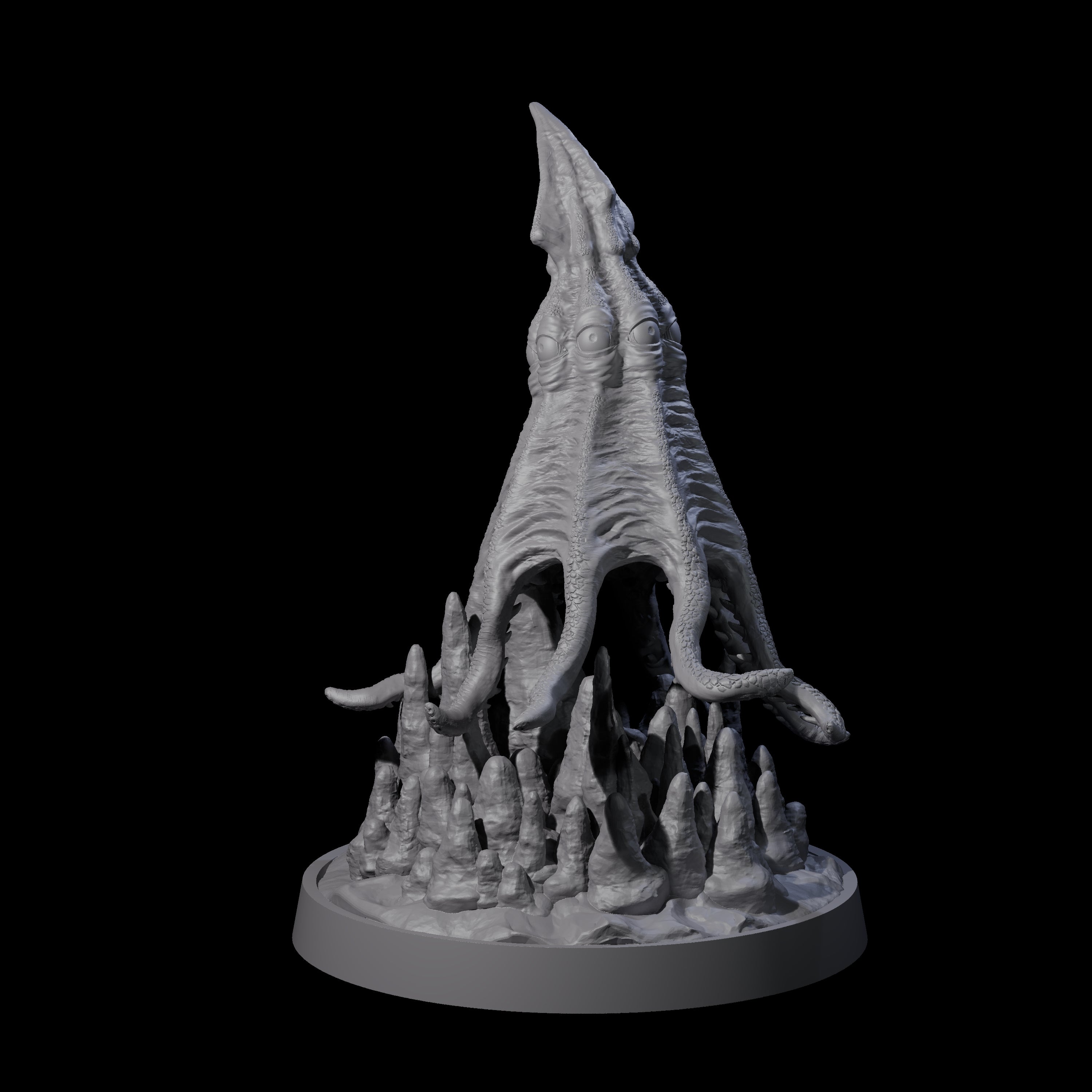 Two Swooping Darkmantles Miniature for Dungeons and Dragons, Pathfinder or other TTRPGs