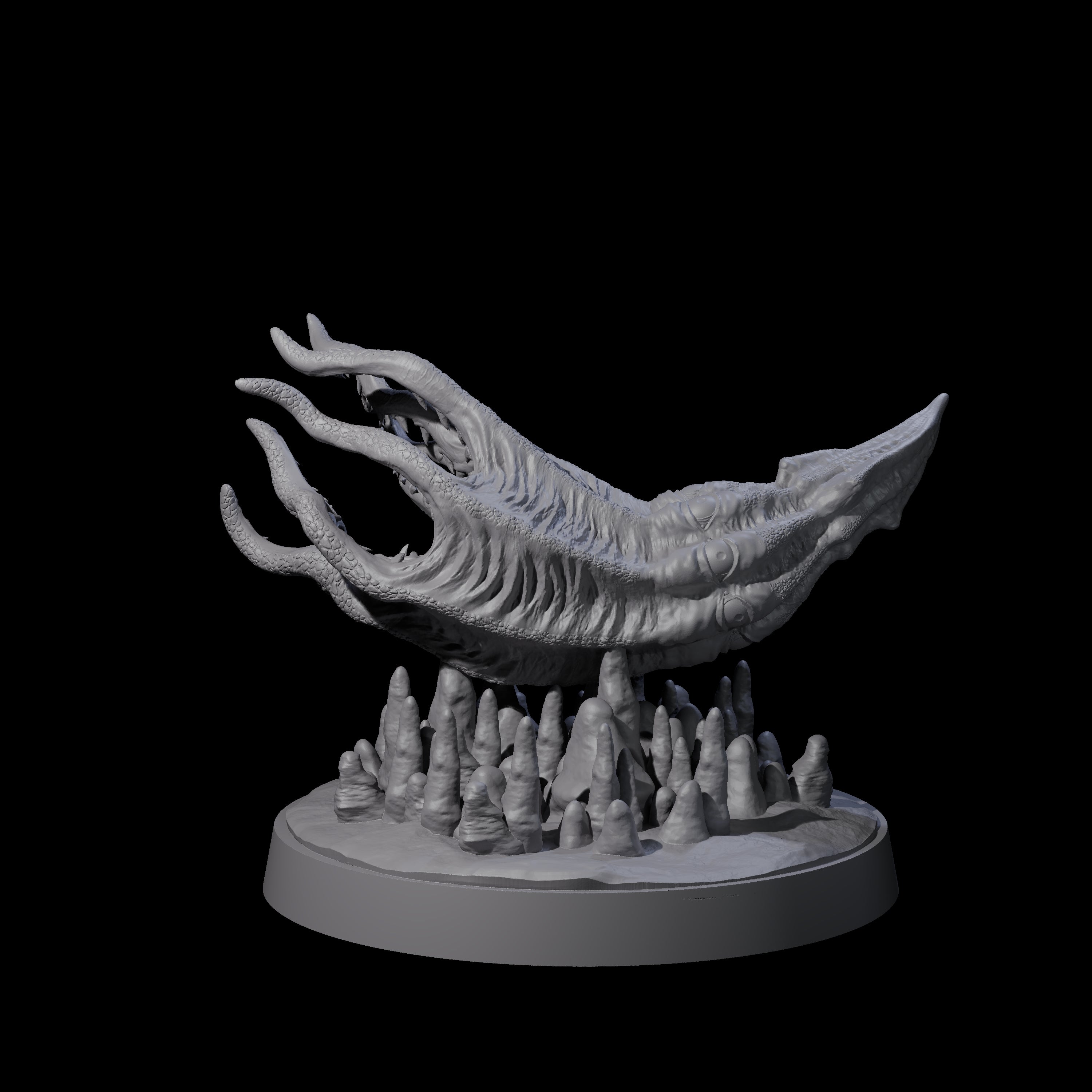 Two Swooping Darkmantles Miniature for Dungeons and Dragons, Pathfinder or other TTRPGs