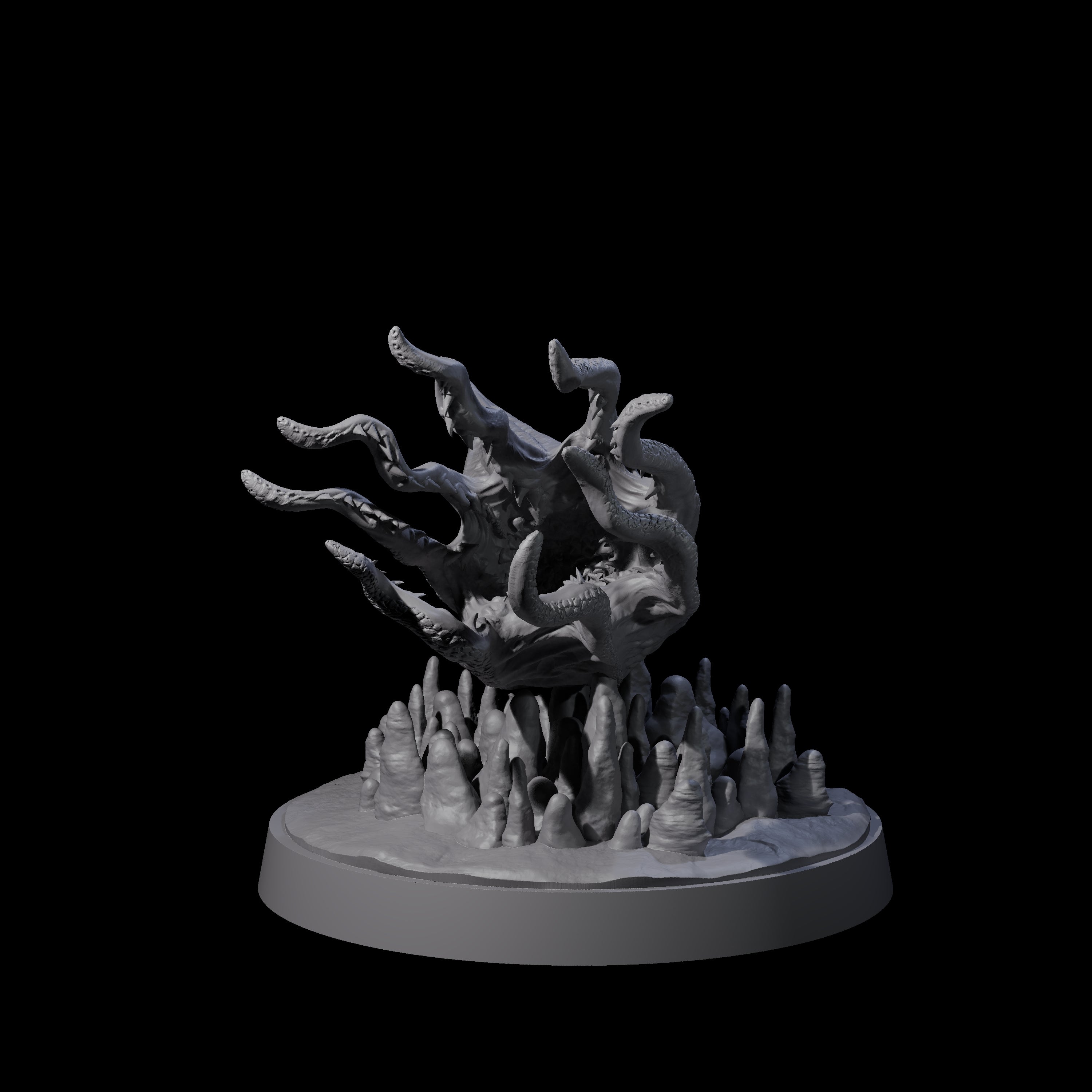 Two Swooping Darkmantles Miniature for Dungeons and Dragons, Pathfinder or other TTRPGs